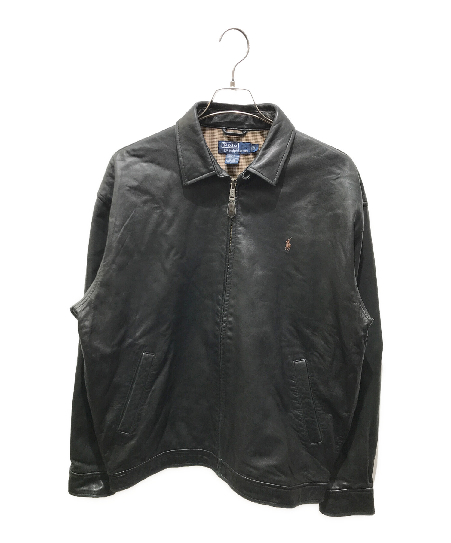 中古・古着通販】POLO RALPH LAUREN (ポロ・ラルフローレン) レザー 