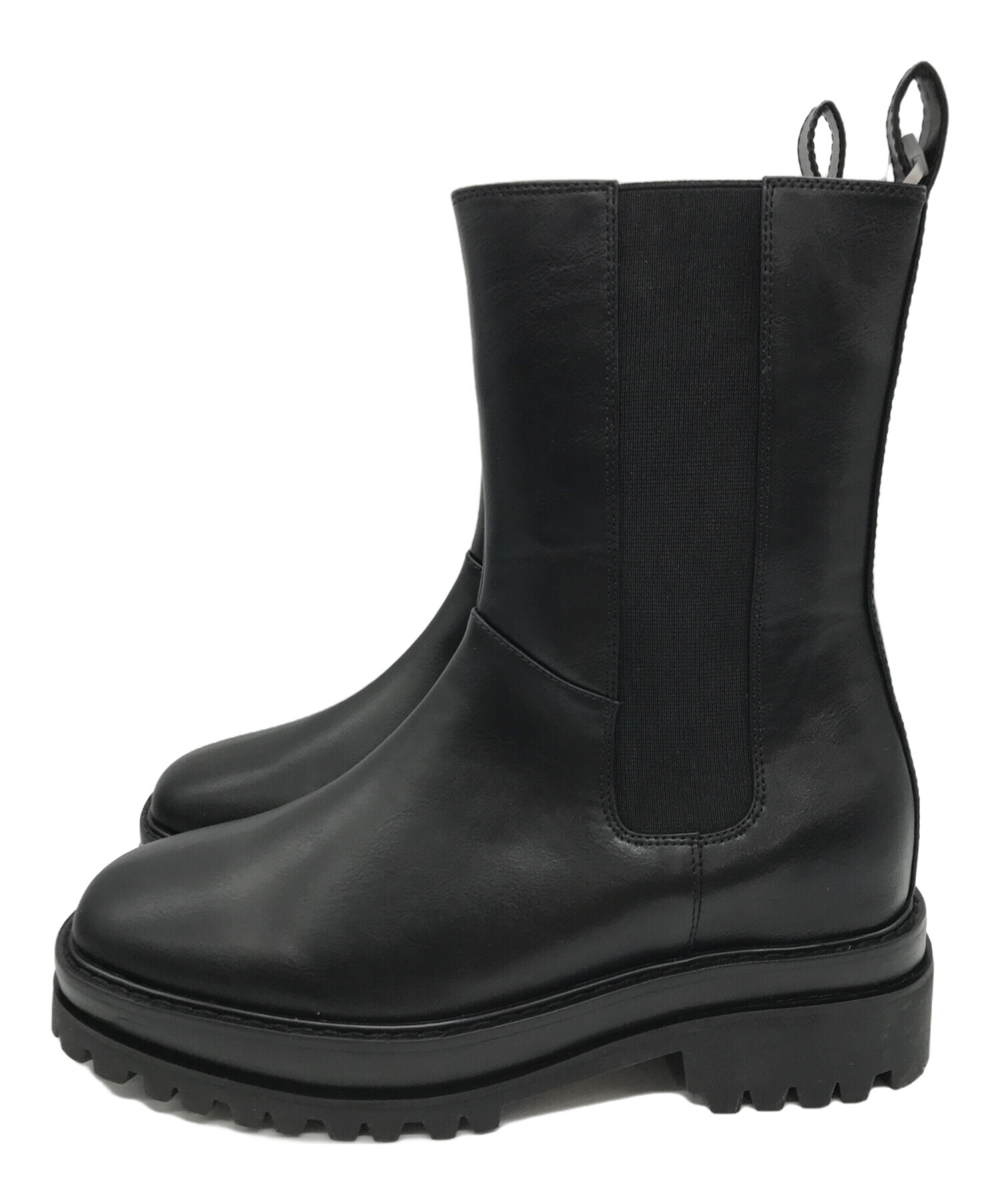 定価22880円　SNIDEL スナイデル　ブーツ　新品　M 黒 中古・古着通販】Snidel (スナイデル) サイドゴアブーツ ブラック