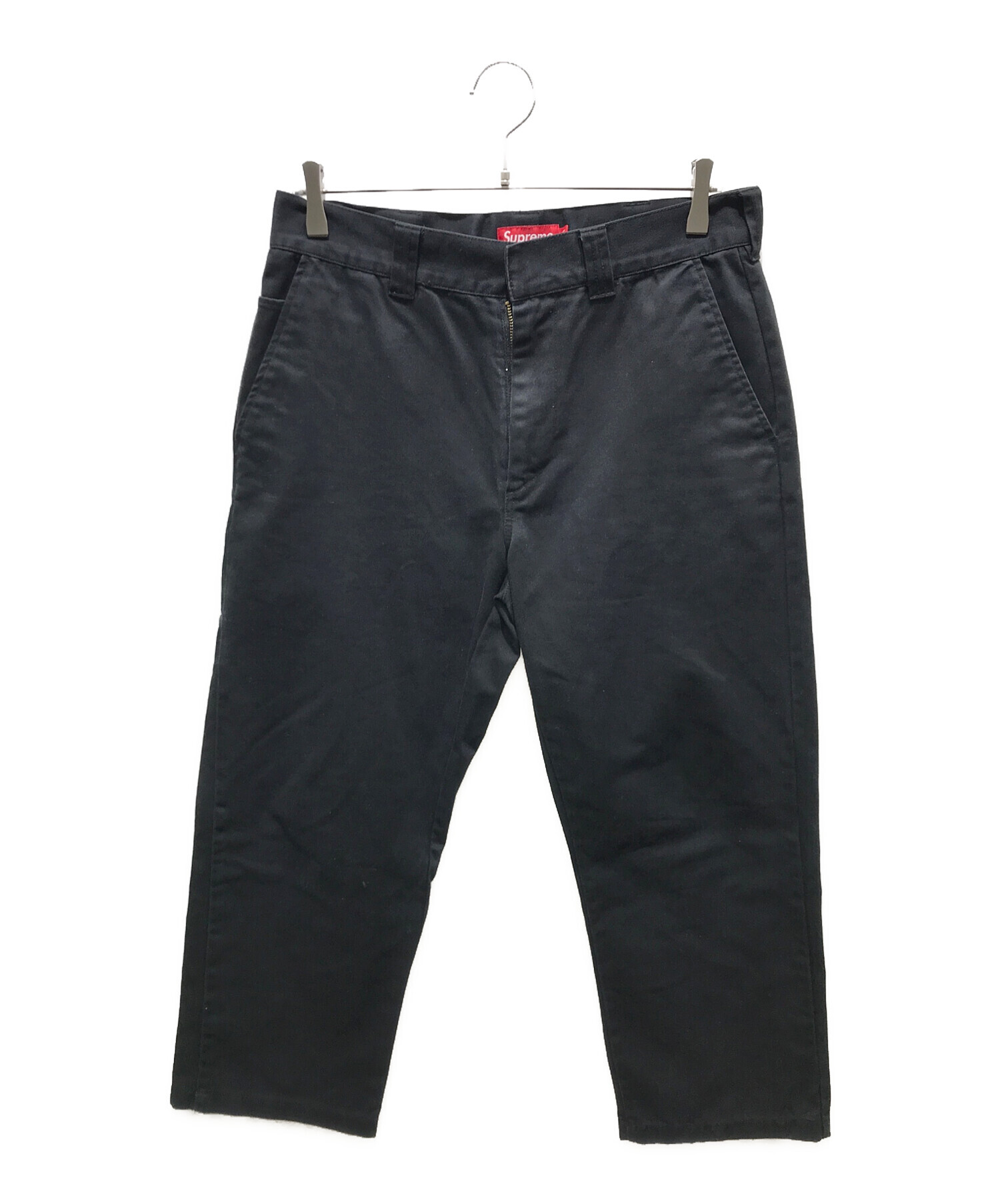 中古・古着通販】SUPREME (シュプリーム) チノパンツ ブラック サイズ