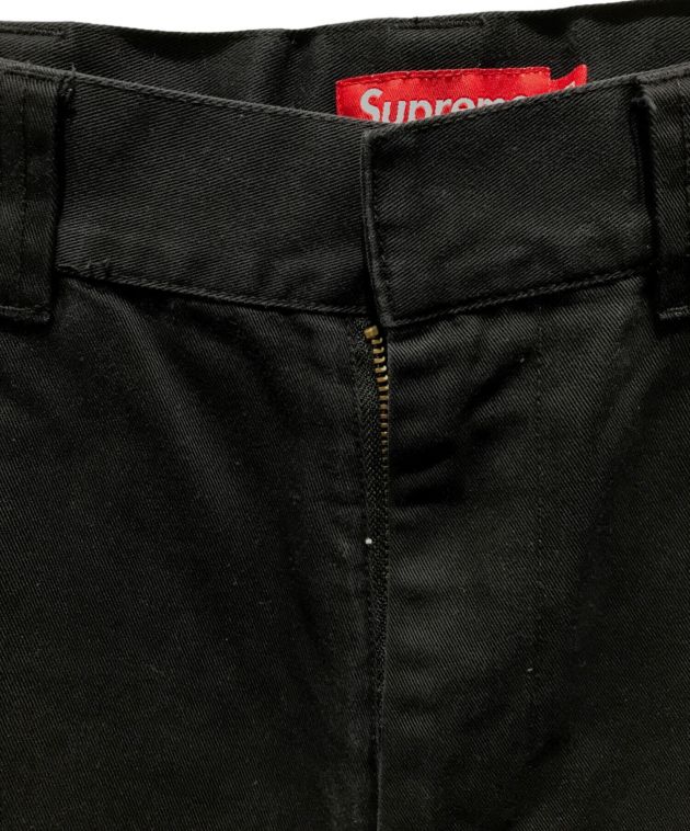 中古・古着通販】SUPREME (シュプリーム) チノパンツ ブラック サイズ