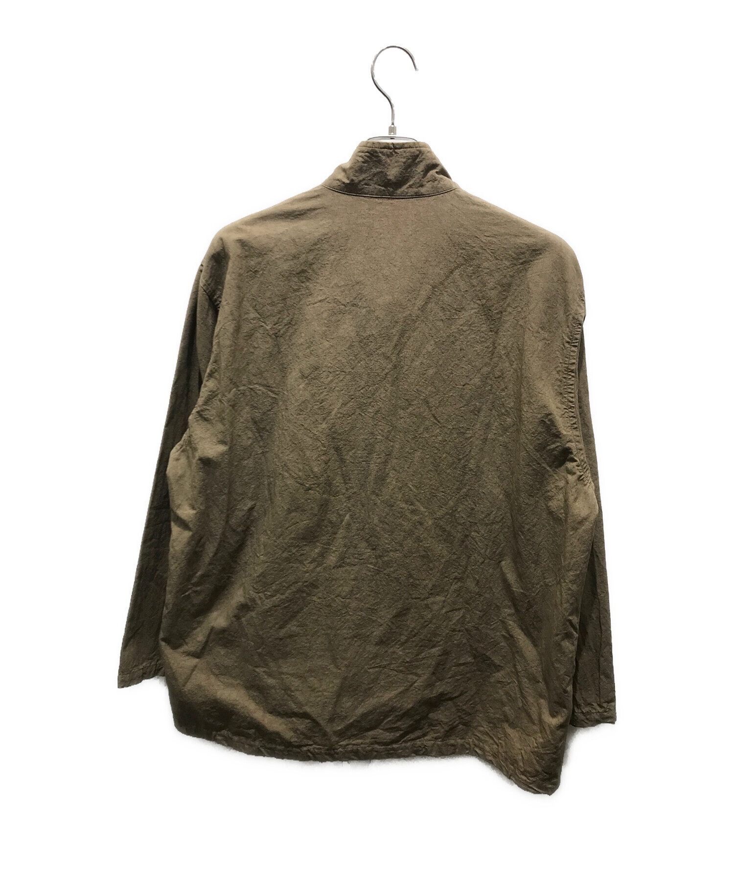 CONFECT コットンリネンウェザージップシャツ コットンリネンウェザー