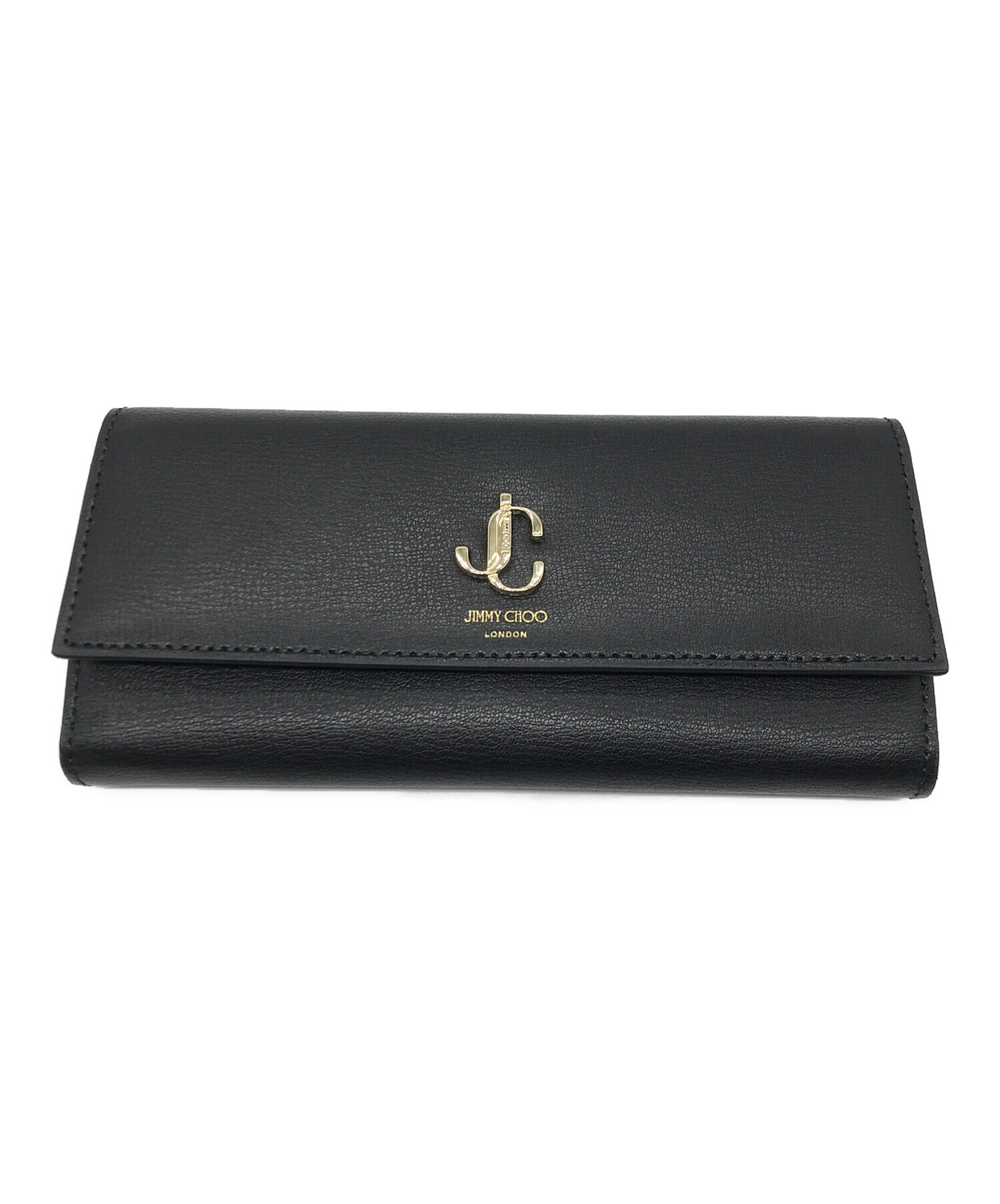 中古・古着通販】JIMMY CHOO (ジミーチュウ) 2つ折り長財布 JC 