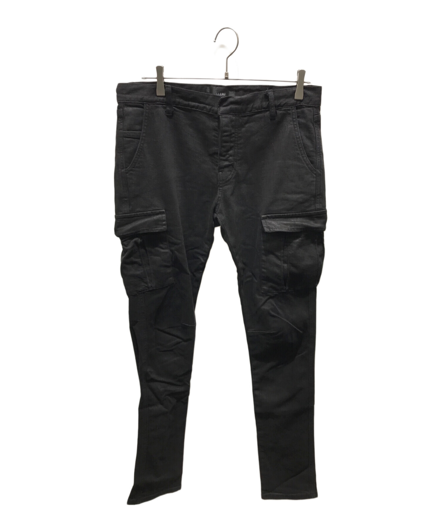 中古・古着通販】LLERU (ルーラ) Wax Cargo Denim ブラック サイズ:W32