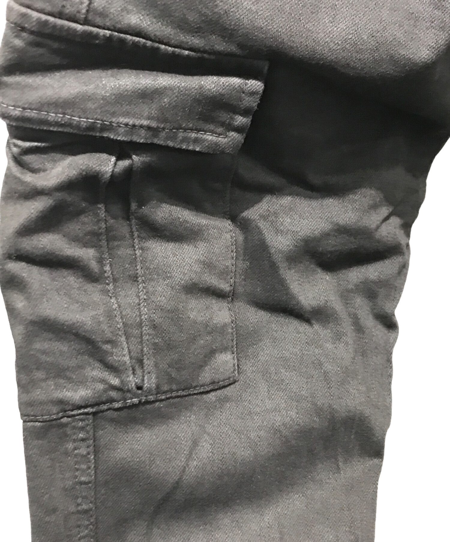 ★極美品 LLERU BLACK WAX CARGO DENIM カーゴデニム MINEDENIM - Denim Wide Cargo PS - BLK / 2408-7002 | chemical