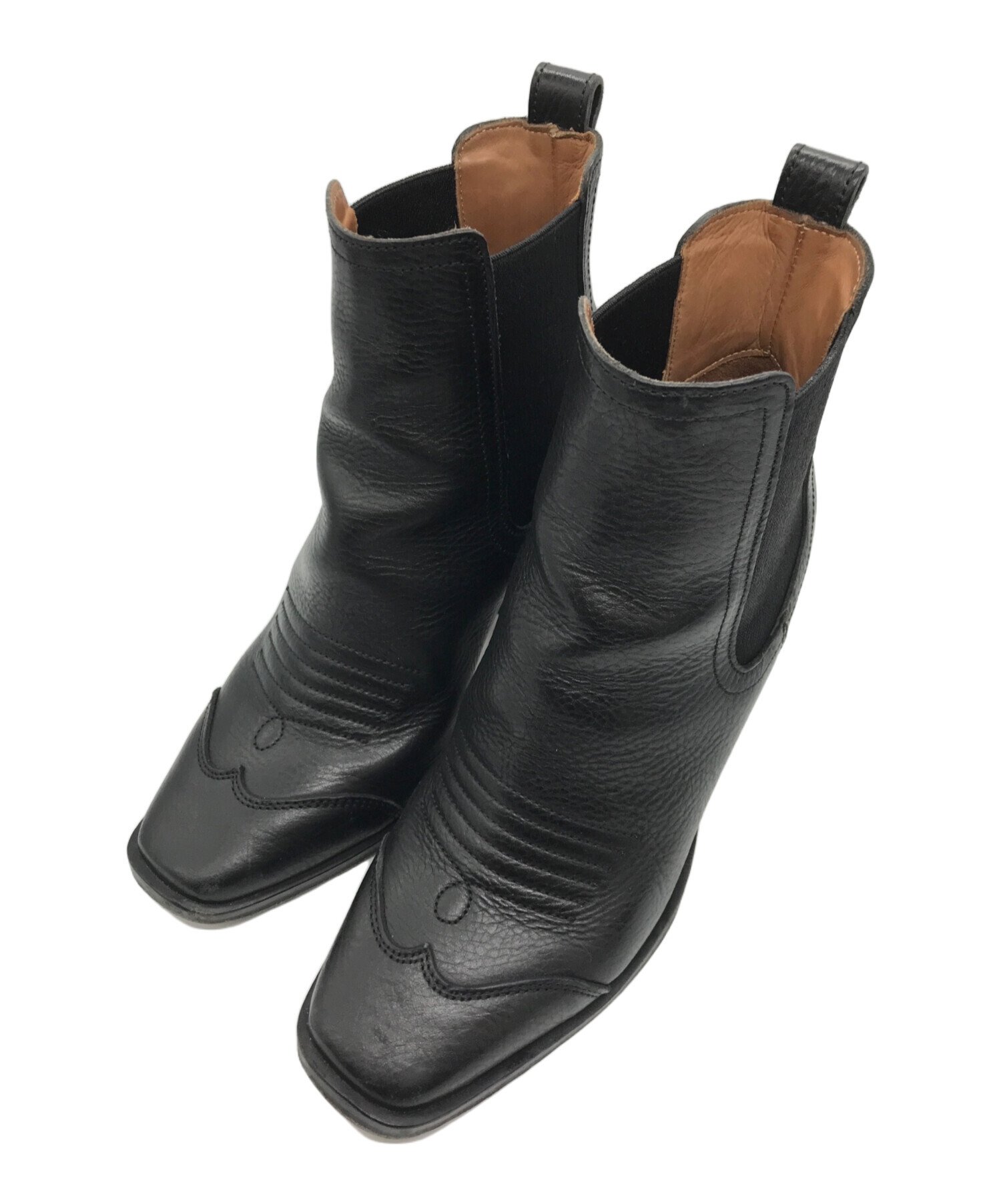 オフワイト　ピストルブーツ　ウェスタンブーツ　36 中古・古着通販】OFFWHITE (オフホワイト) アンクルウェスタン