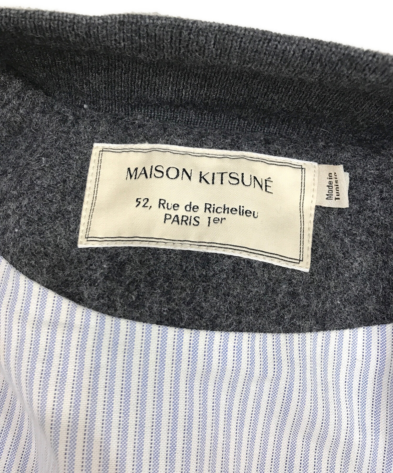中古・古着通販】maison kitsune (メゾンキツネ) ウールブルゾン FW14