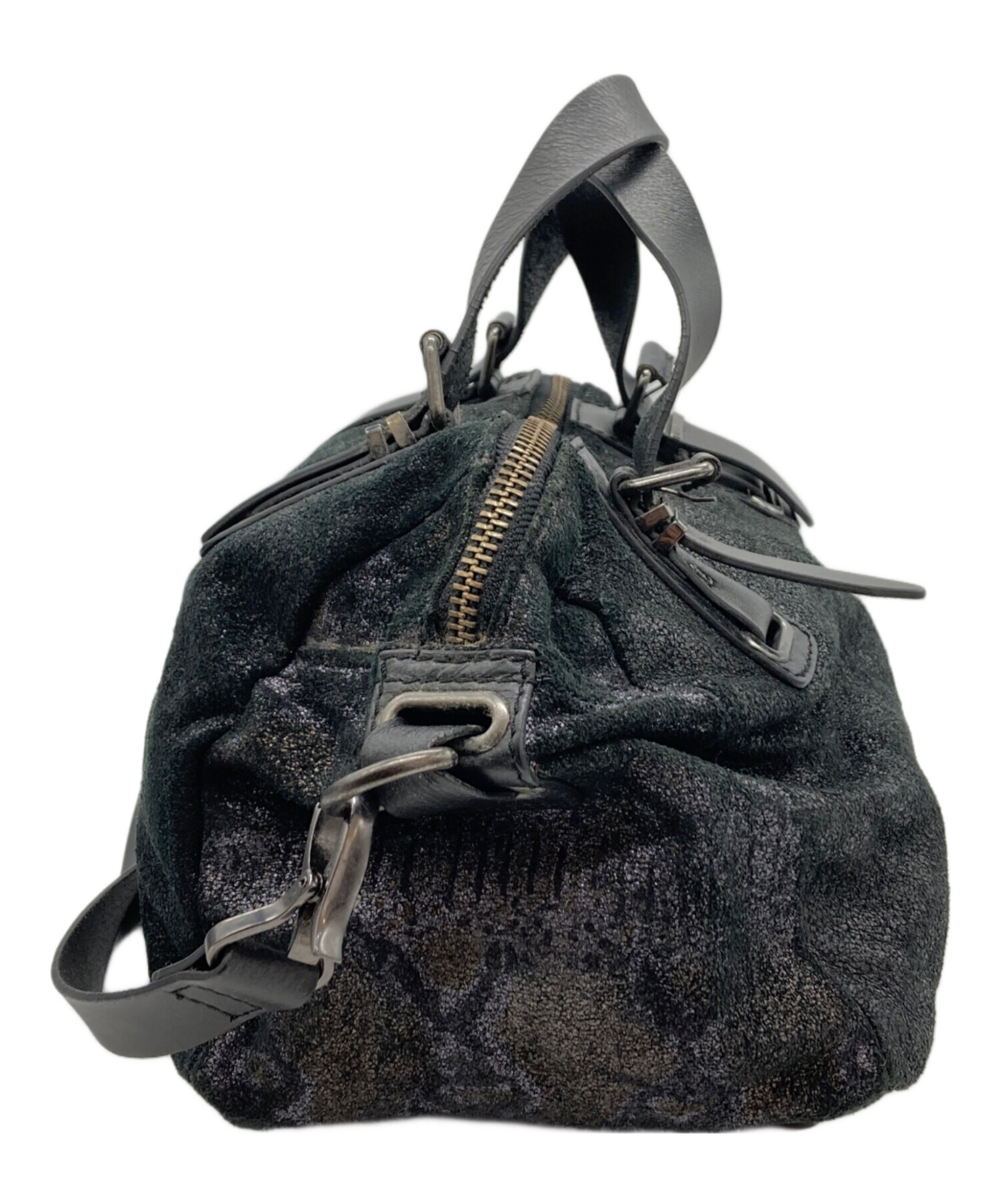 中古・古着通販】DIESEL (ディーゼル) クラックレザー2WAYバッグ 