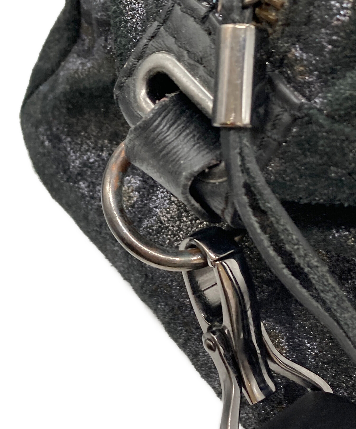 中古・古着通販】DIESEL (ディーゼル) クラックレザー2WAYバッグ 