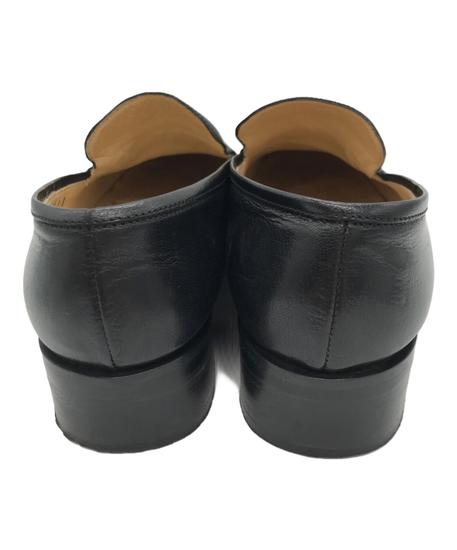 グッチ　gucci ローファー ヒール スクエアトゥ　パンプス 中古・古着通販】GUCCI (グッチ) Gロゴスクエアトゥヒール