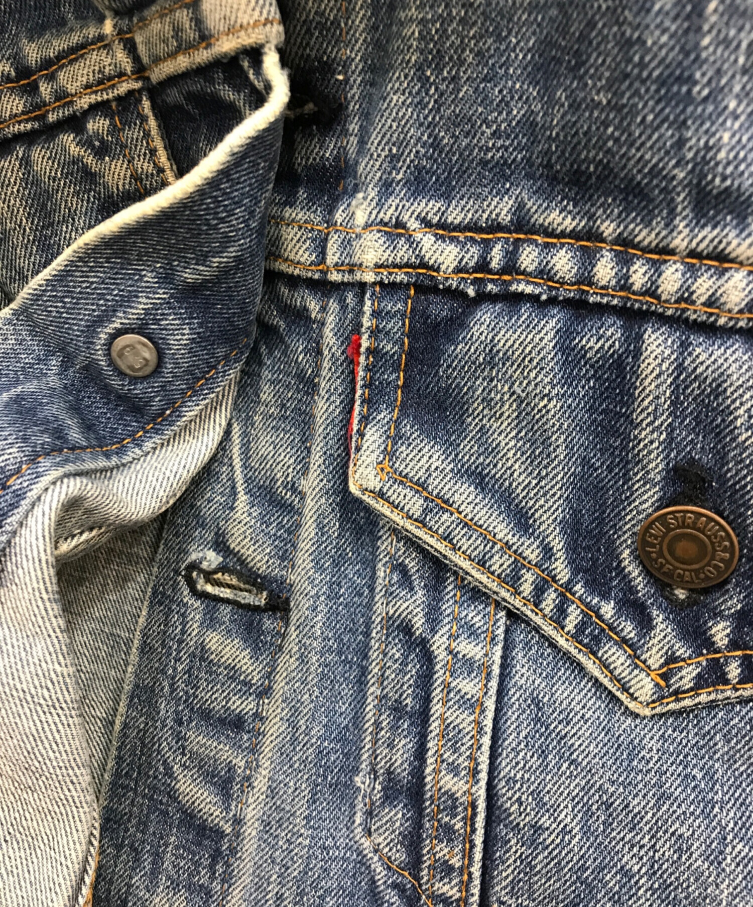 中古・古着通販】LEVI'S (リーバイス) デニムジャケット 70505 ボタン