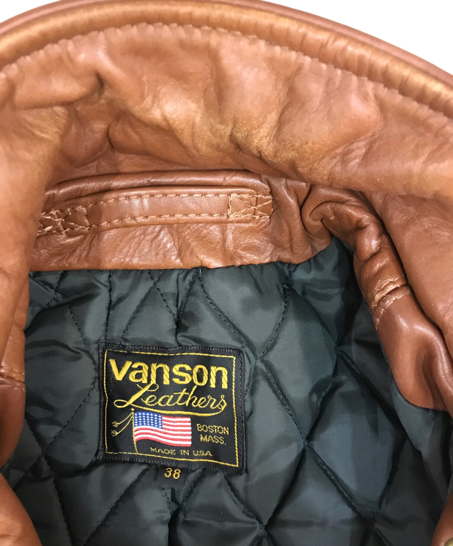 中古・古着通販】VANSON (バンソン) A-2 レザーフライトジャケット 