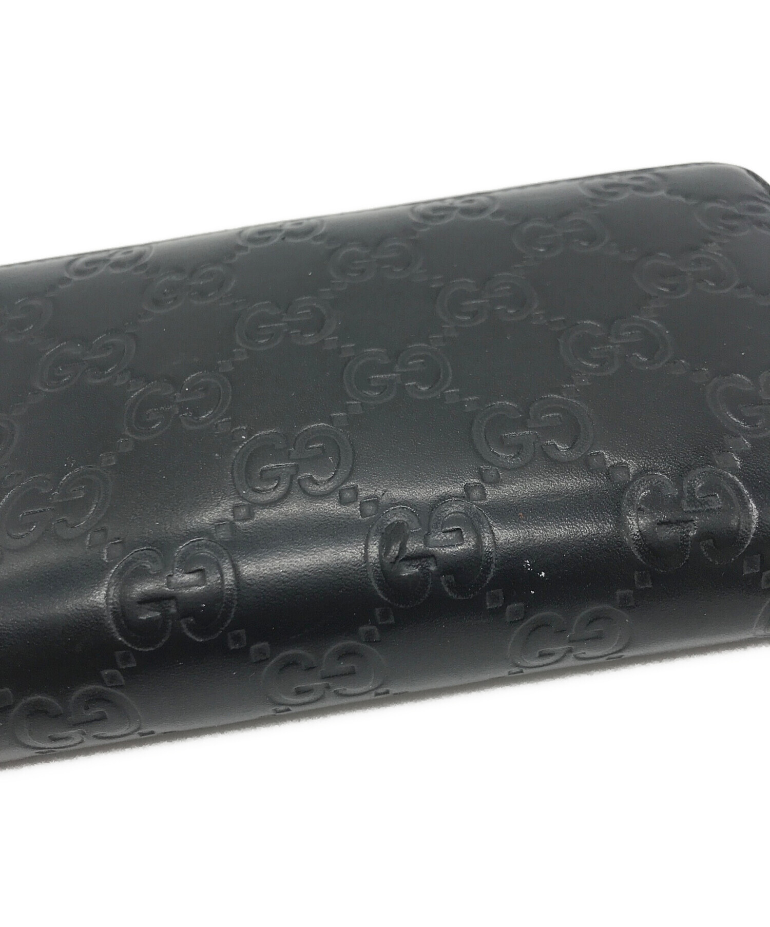 1円 GUCCI グッチ 307987 525040 グッチシマ マイクロGG レザー 
