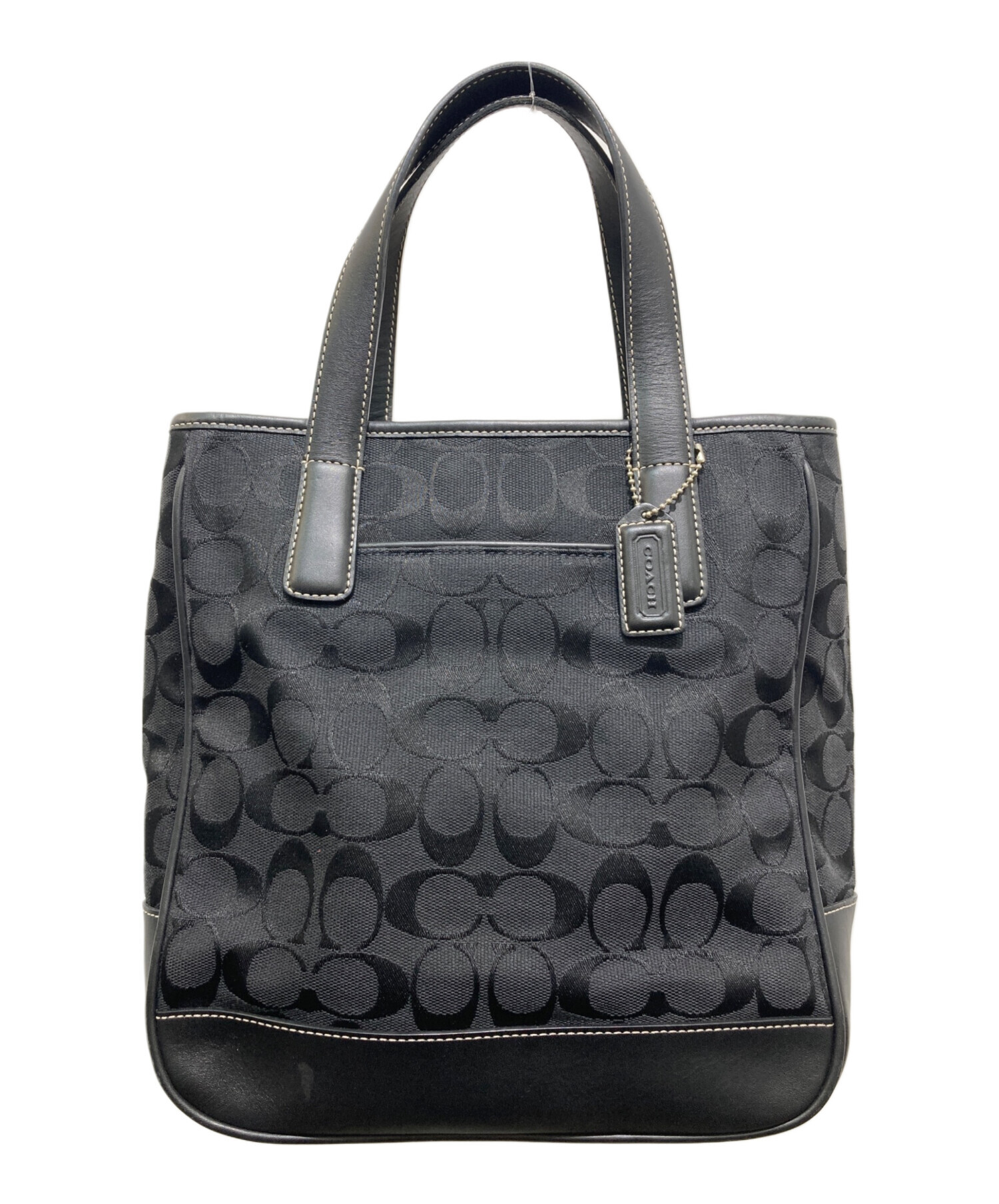 中古・古着通販】COACH (コーチ) トートバッグ 6092 D1J ブラック  