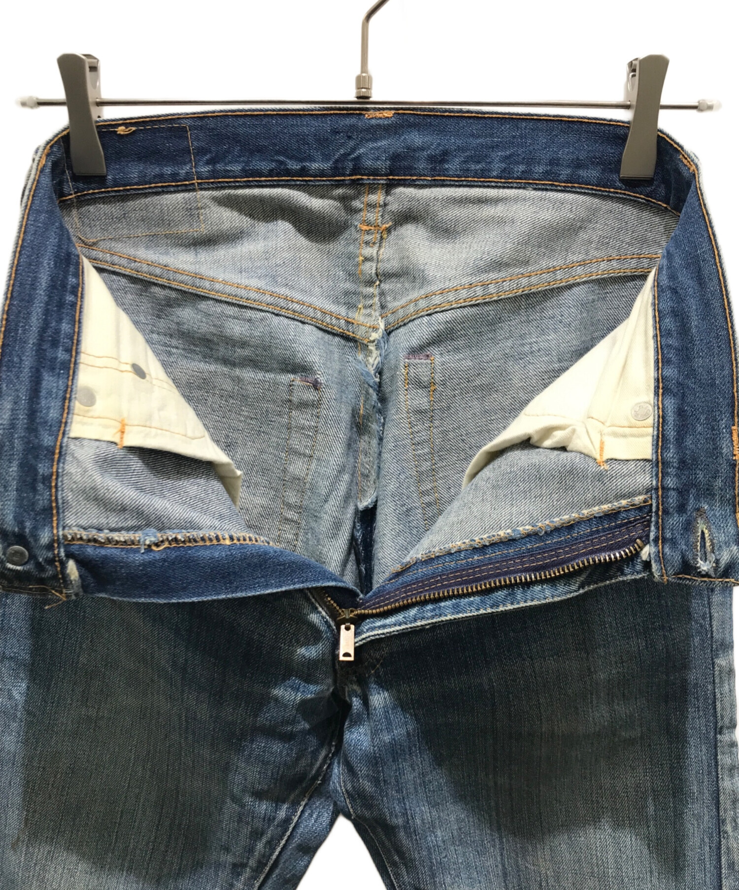 中古・古着通販】LEVI'S (リーバイス) 502デニムパンツ BIG-E ボタン裏
