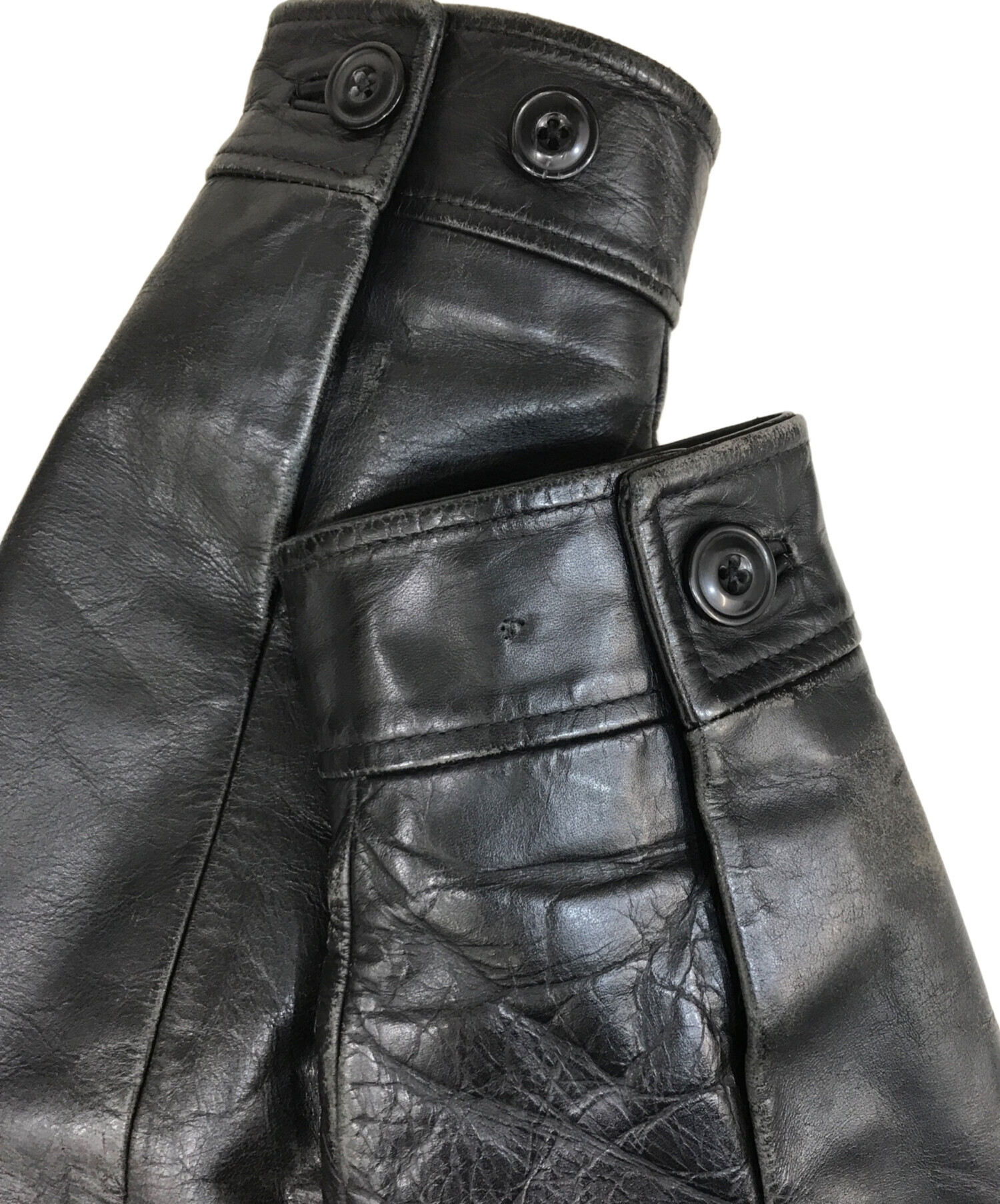 中古・古着通販】GAP (ギャップ) カウレザージャケット 776019-01 OLD