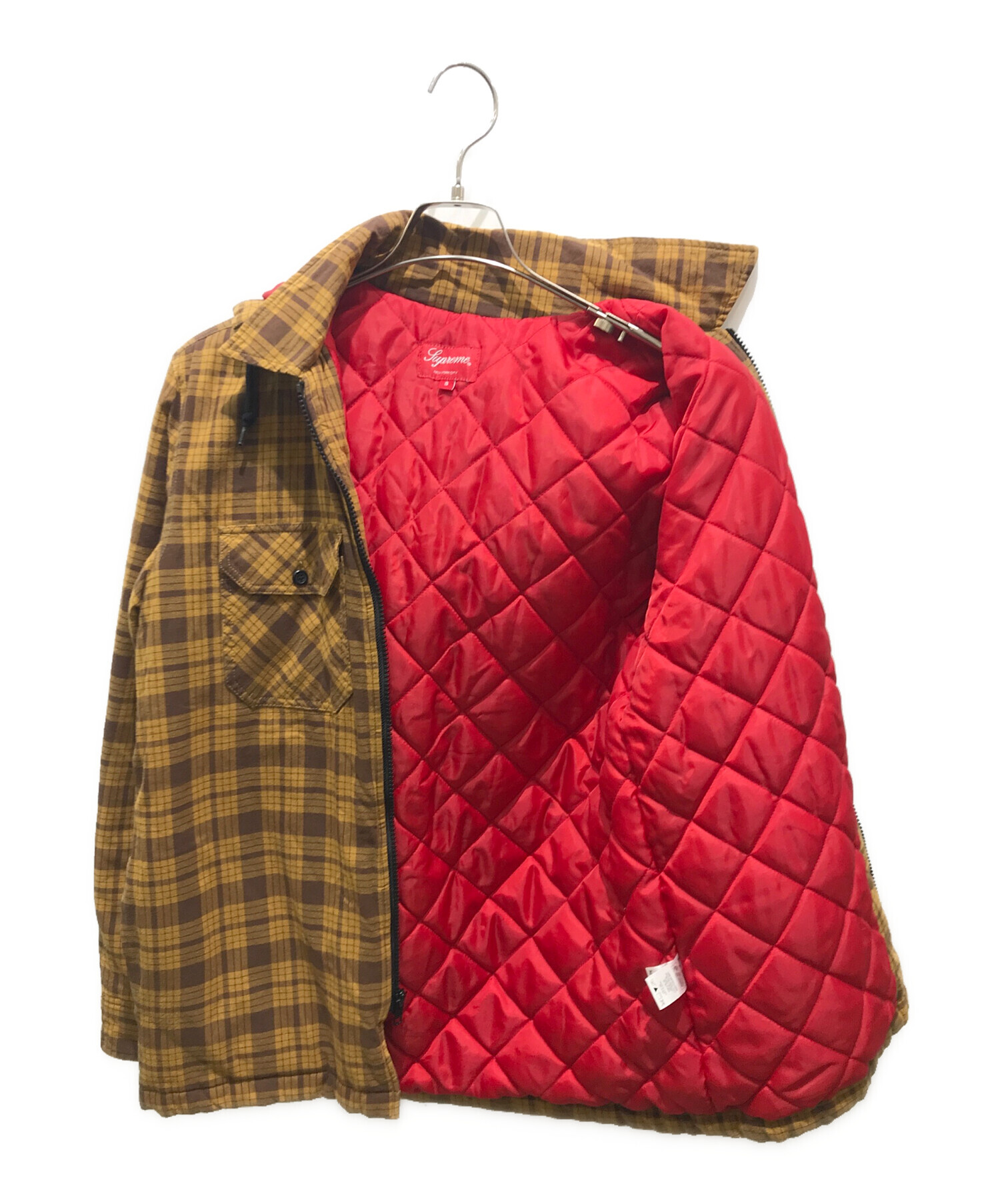 中古・古着通販】SUPREME (シュプリーム) Quilted Zip Flannel Shirt 