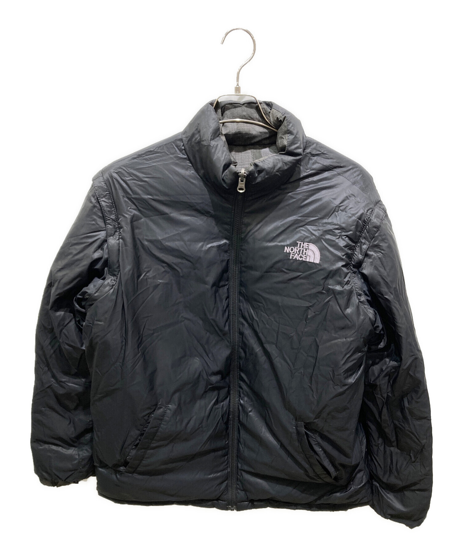 THE NORTH FACE ブラックダウンジャケット(リバーシブル)(中古) 中古・古着通販】THE NORTH FACE (ザ ノース フェイス) リバーシブル