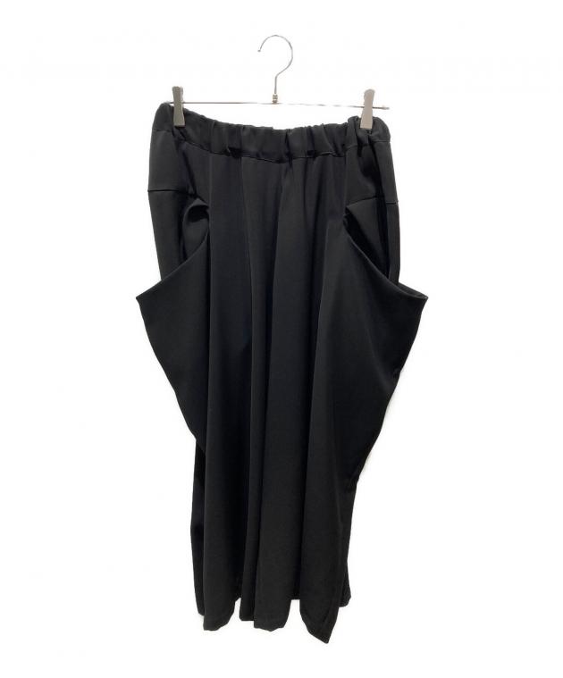 LIMI feu リミフゥ ベルテッド変形ワイドパンツ 黒 ブラック LIMI feu