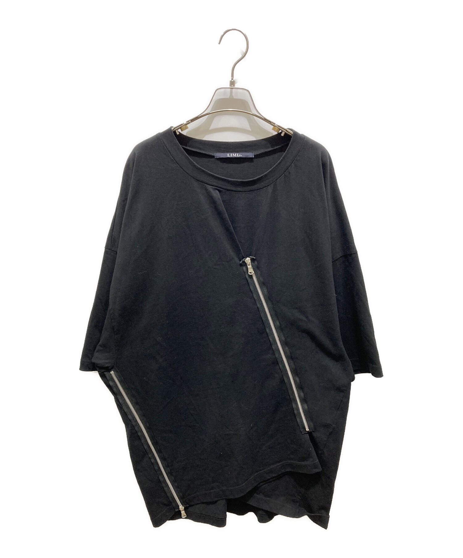 【未使用】LIMI feuリミフゥ ストリングスリーブジャージートップ 中古・古着通販】LIMI feu (リミフゥ) ジップデザイン変形オーバー