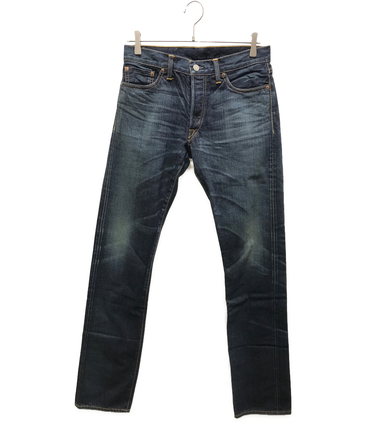 美品 RRL ダブルアールエル コーティング ブラックデニム パンツ W32 RRL等の通販サイト【RHYTHM】RRL(ダブルアールエル) NON-WASH DENIM
