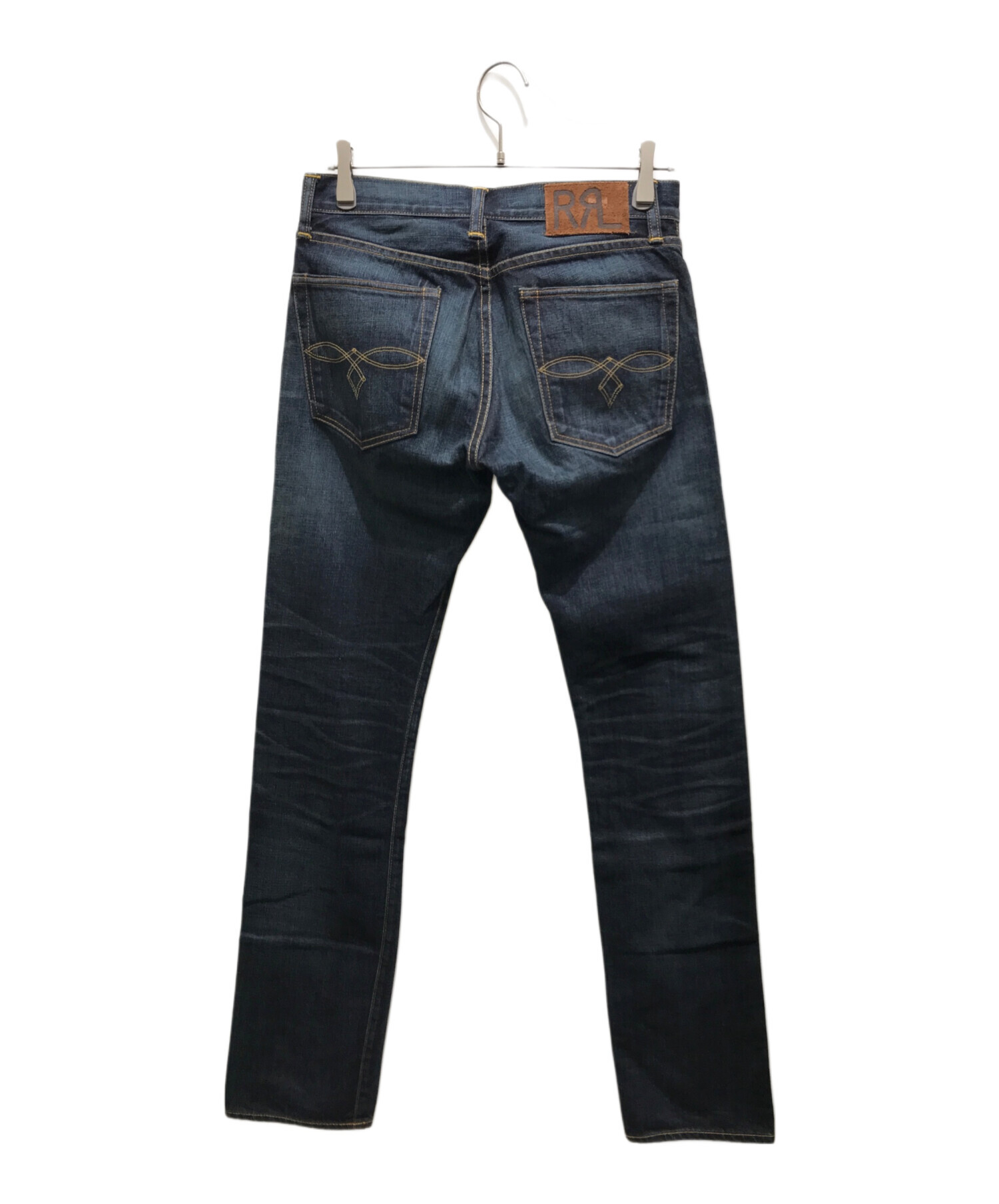 RRL ダブルアールエル デニムパンツ メンズ 32×30 インディゴ 中古・古着通販】RRL (ダブルアールエル) デニムパンツ RRLシンチ