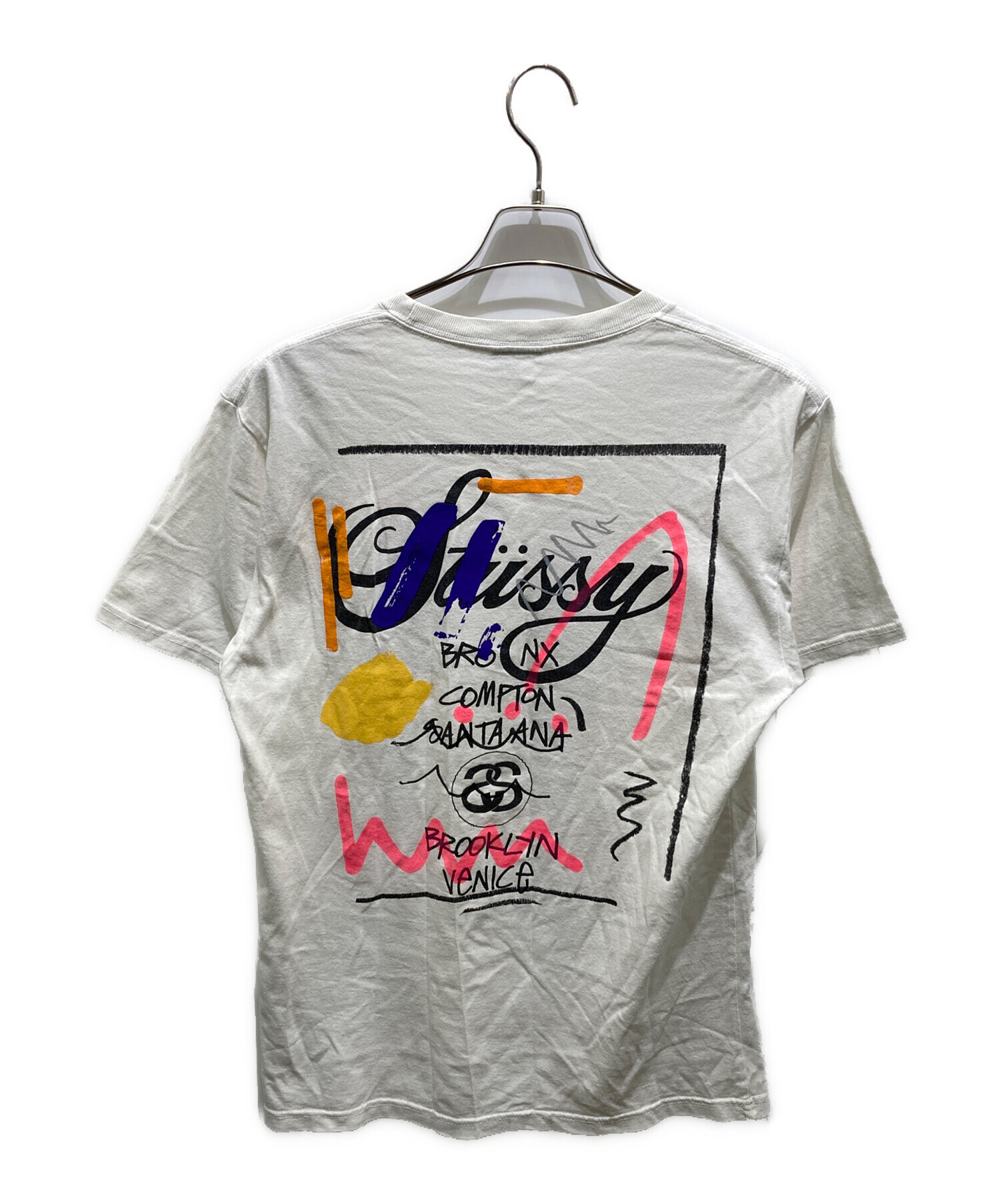中古・古着通販】stussy (ステューシー) ワールドツアーロゴプリントT