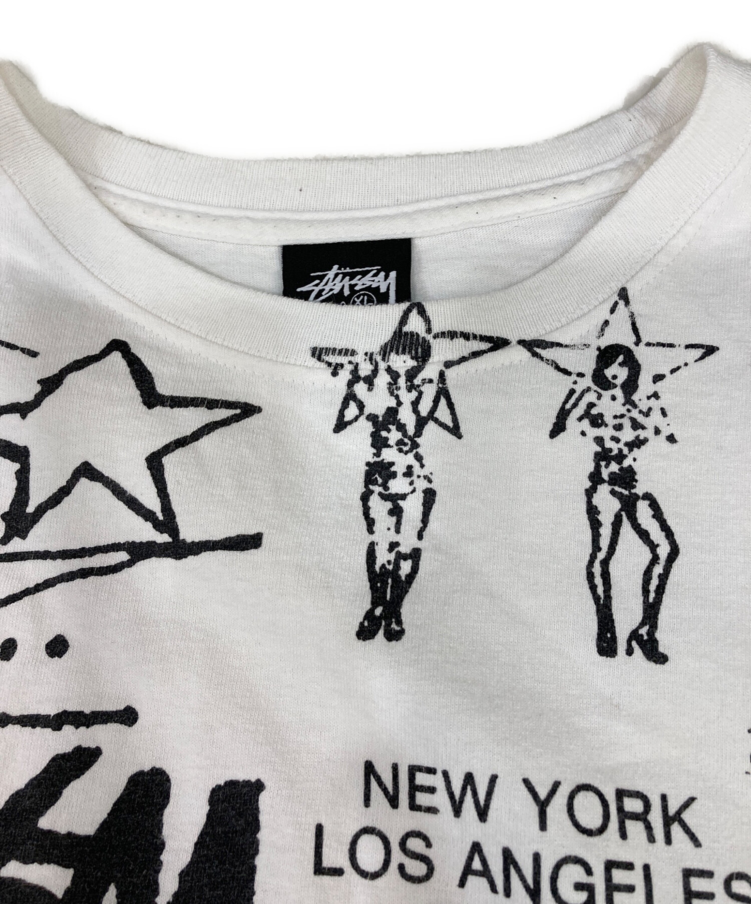 ステューシー サイズ:L フロントプリントTシャツ 中古 FK04