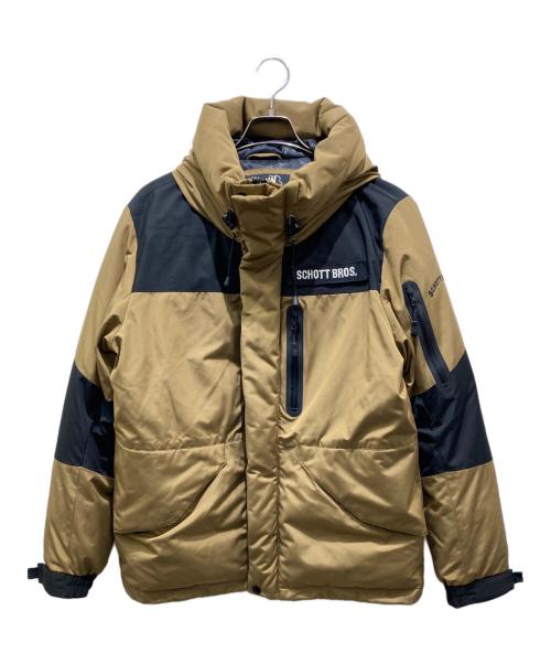 【ほぼ新品）SCHOTT BROS. ダウン 黒・白・黄色 スプラッターパターン 3006009436793048_01_8713w.jpeg