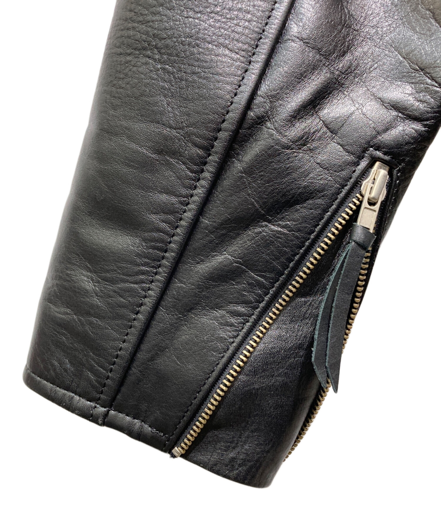 中古・古着通販】freedom (フリーダム) レザージャケット ブラック