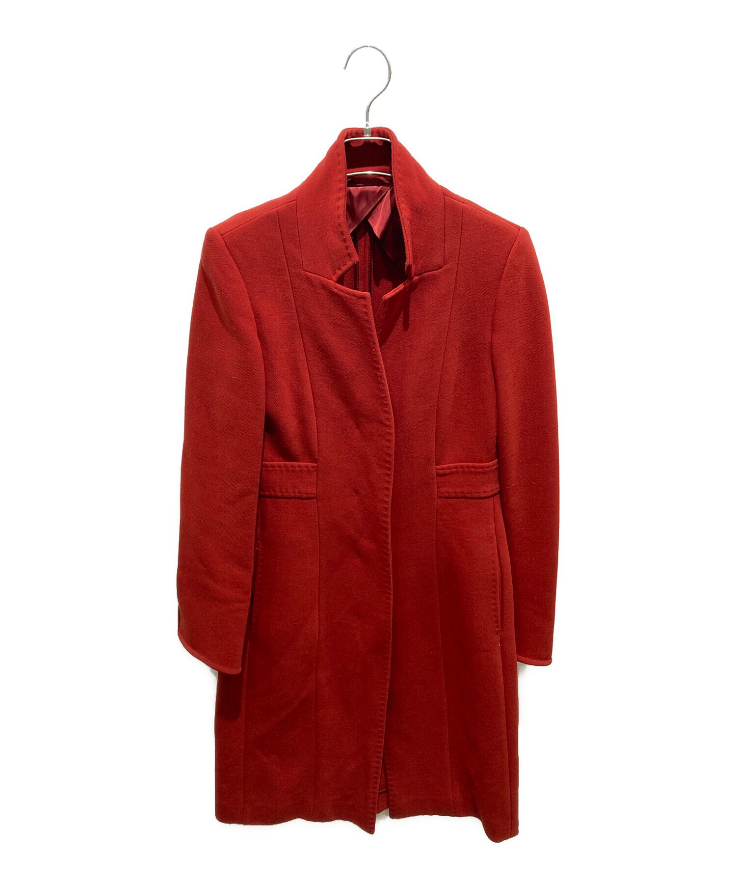 赤　チェスターコート　MAX MARAマックスマーラ XL 中古・古着通販】MaxMara (マックスマーラ) ロングコート レッド