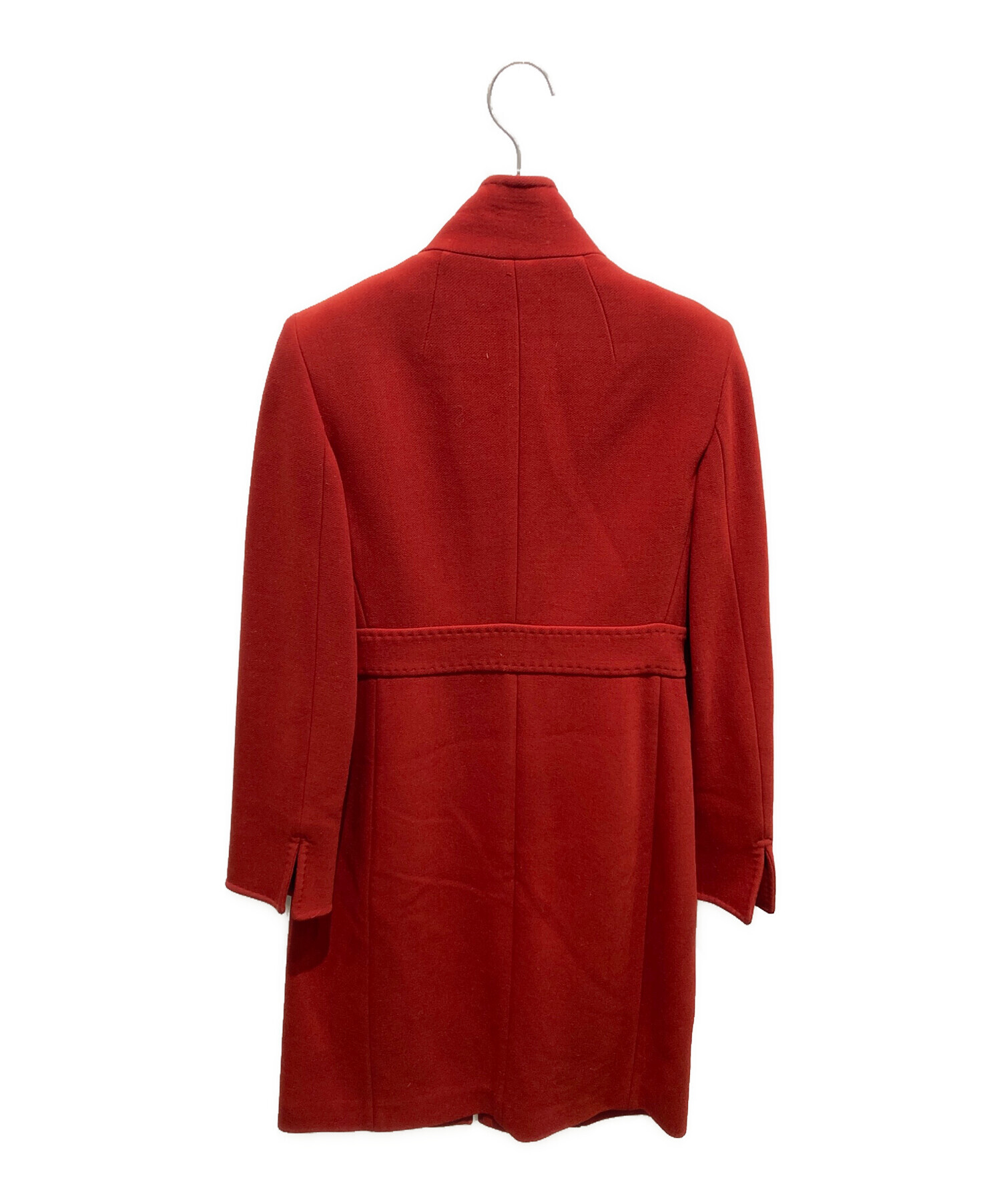 中古・古着通販】MaxMara (マックスマーラ) ロングコート レッド