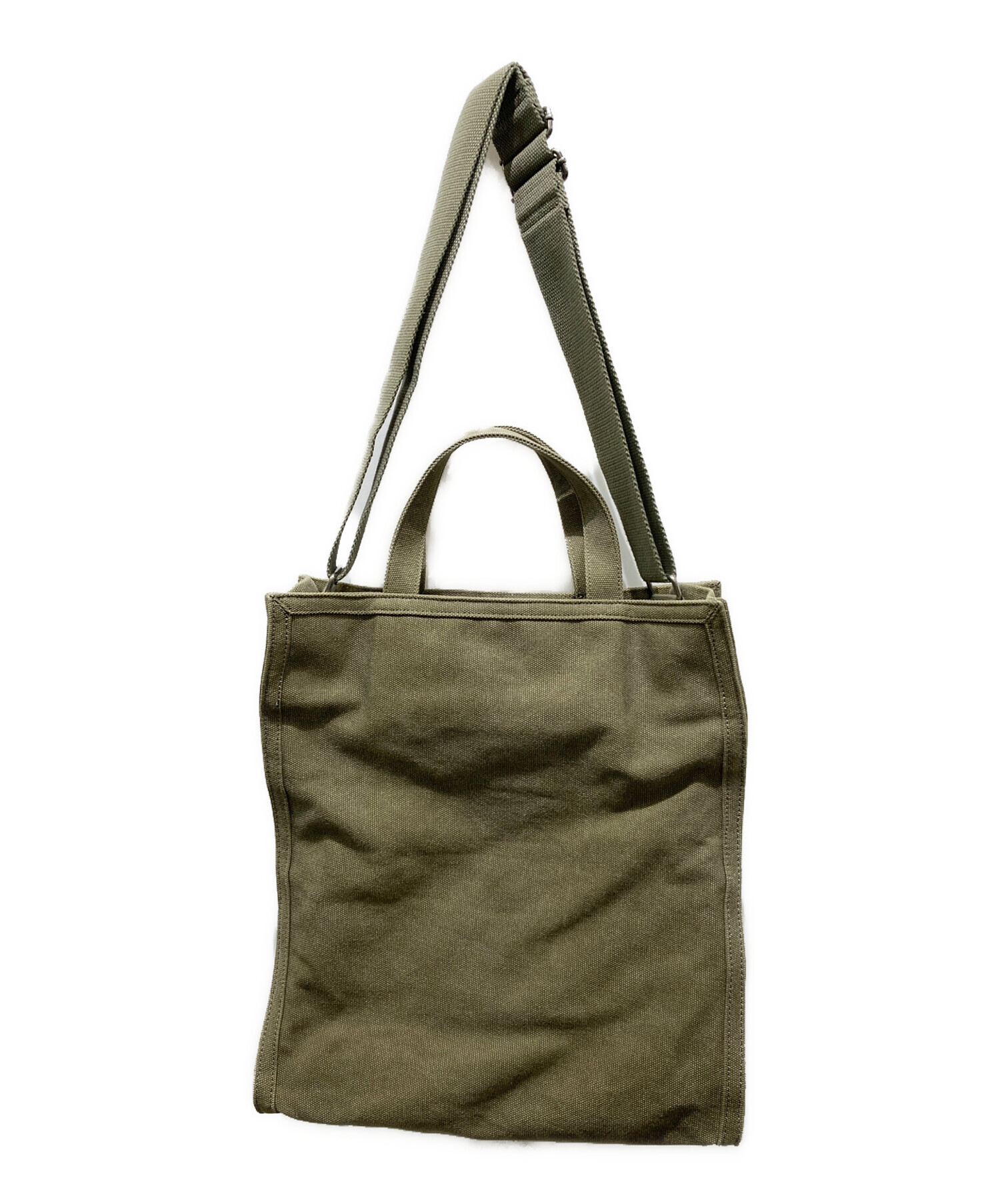 APC トートバッグ ヴィンテージ 90年代 カーキ アーペーセー リネン 麻 中古・古着通販】A.P.C. (アーペーセー) CABAS RECUPERATION 23P