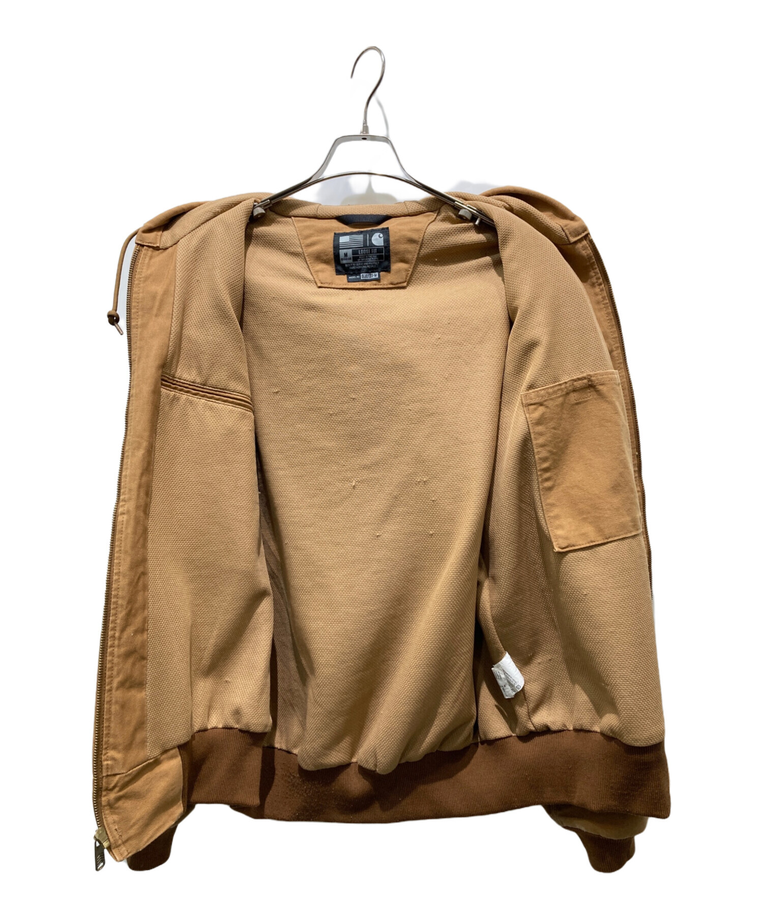 Carhartt J131-BRN ブラウンジャケット 中古・古着通販】CarHartt (カーハート) DUCK ACTIVE JACKET J131-BRN