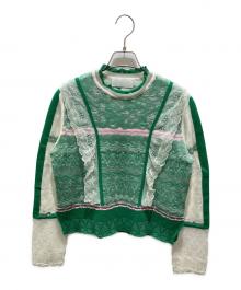 トップス mamekurogouchi Cocoon Layered Knit Tops Mame Kurogouchi Cocoon Layered Knit Tops Mame Kurogouchi Cocoon