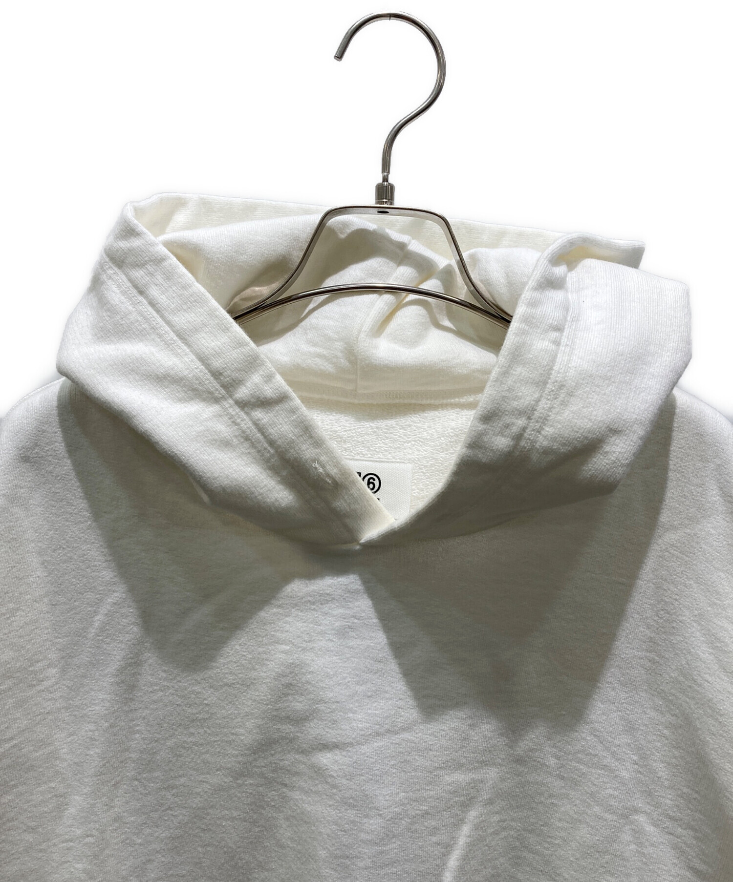 MM6 / サイドスリットプルオーバーパーカー/1/コットン/WHT/S32GU0135 中古・古着通販】MM6 Maison Margiela (エムエムシックス メゾン