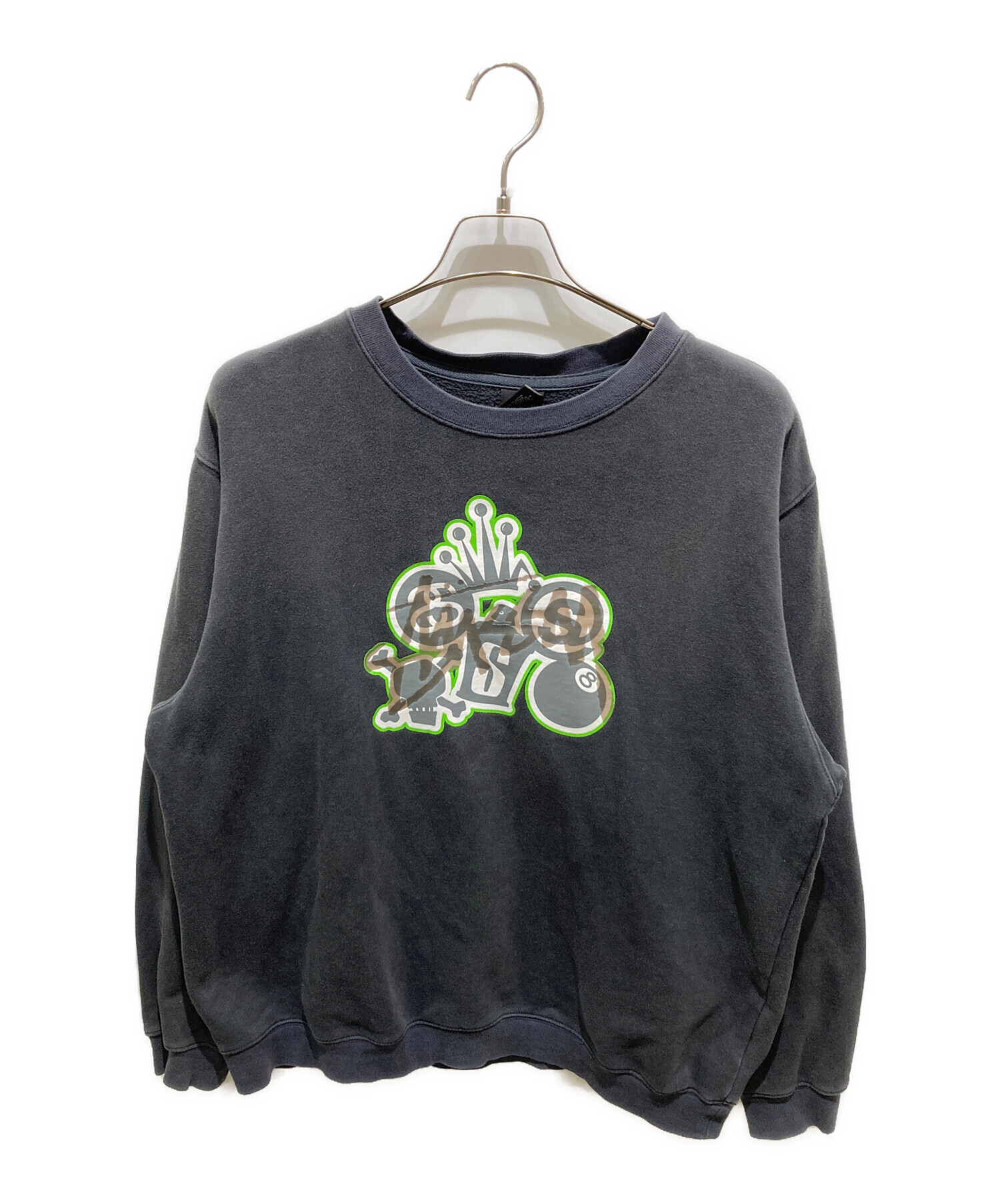 中古・古着通販】stussy (ステューシー) クルーネックスウェット 