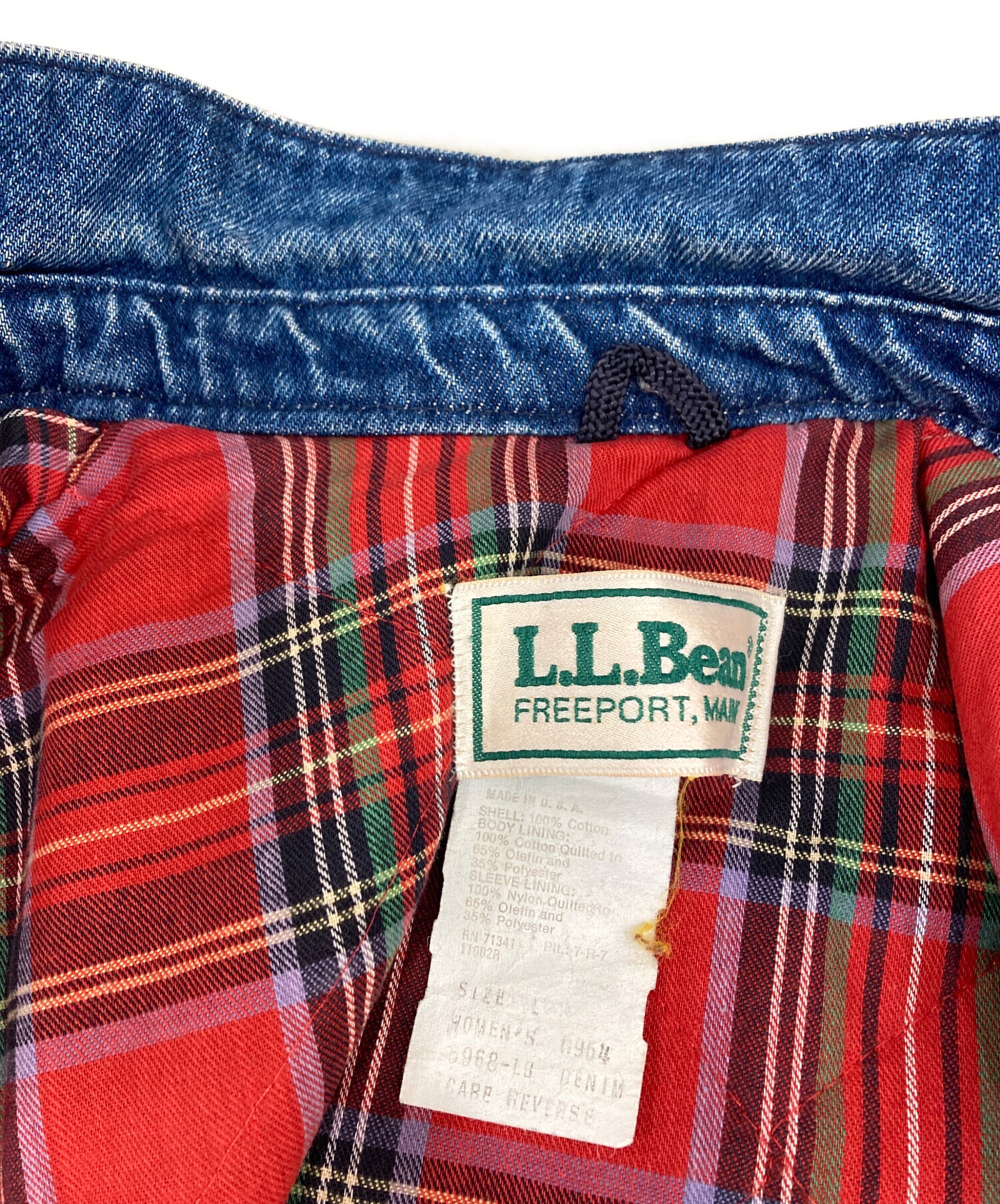 中古・古着通販】L.L.Bean (エルエルビーン) ドリズラーデニム 
