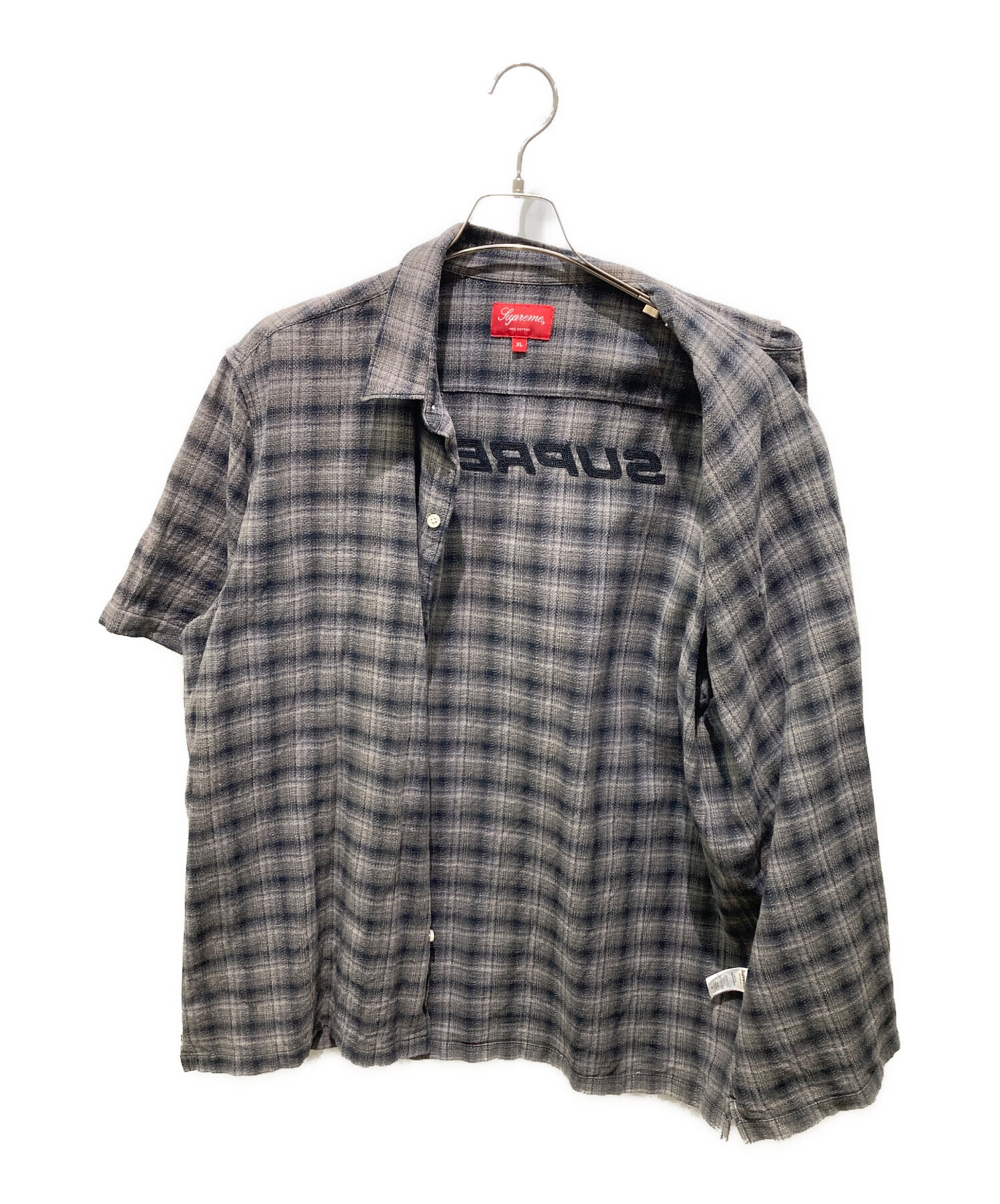 22SS Supreme Plaid S/S Shirt XLサイズ 3006009482011048_03_1748w.jpeg