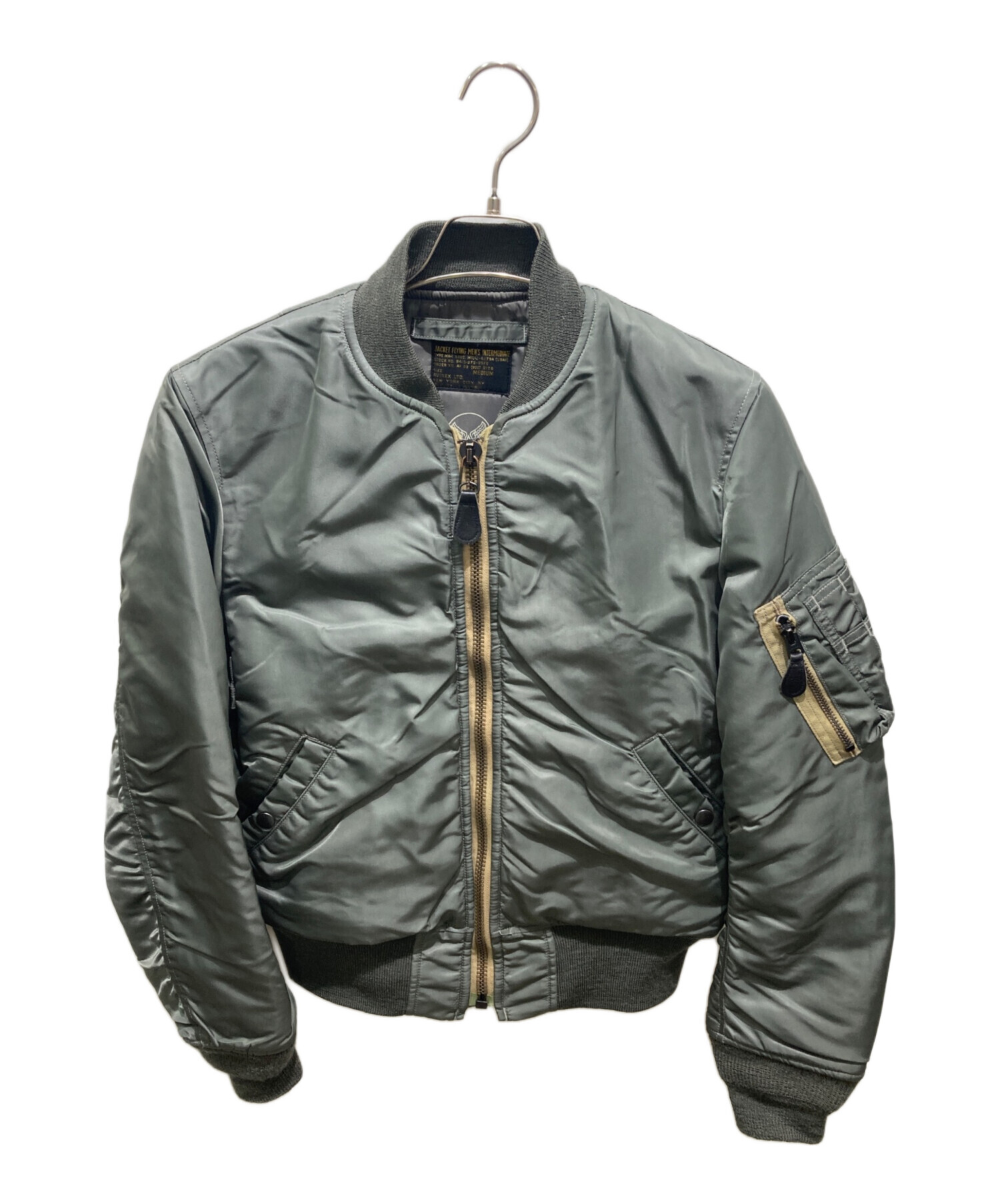 中古・古着通販】AVIREX (アヴィレックス) MA-1ジャケット グリーン