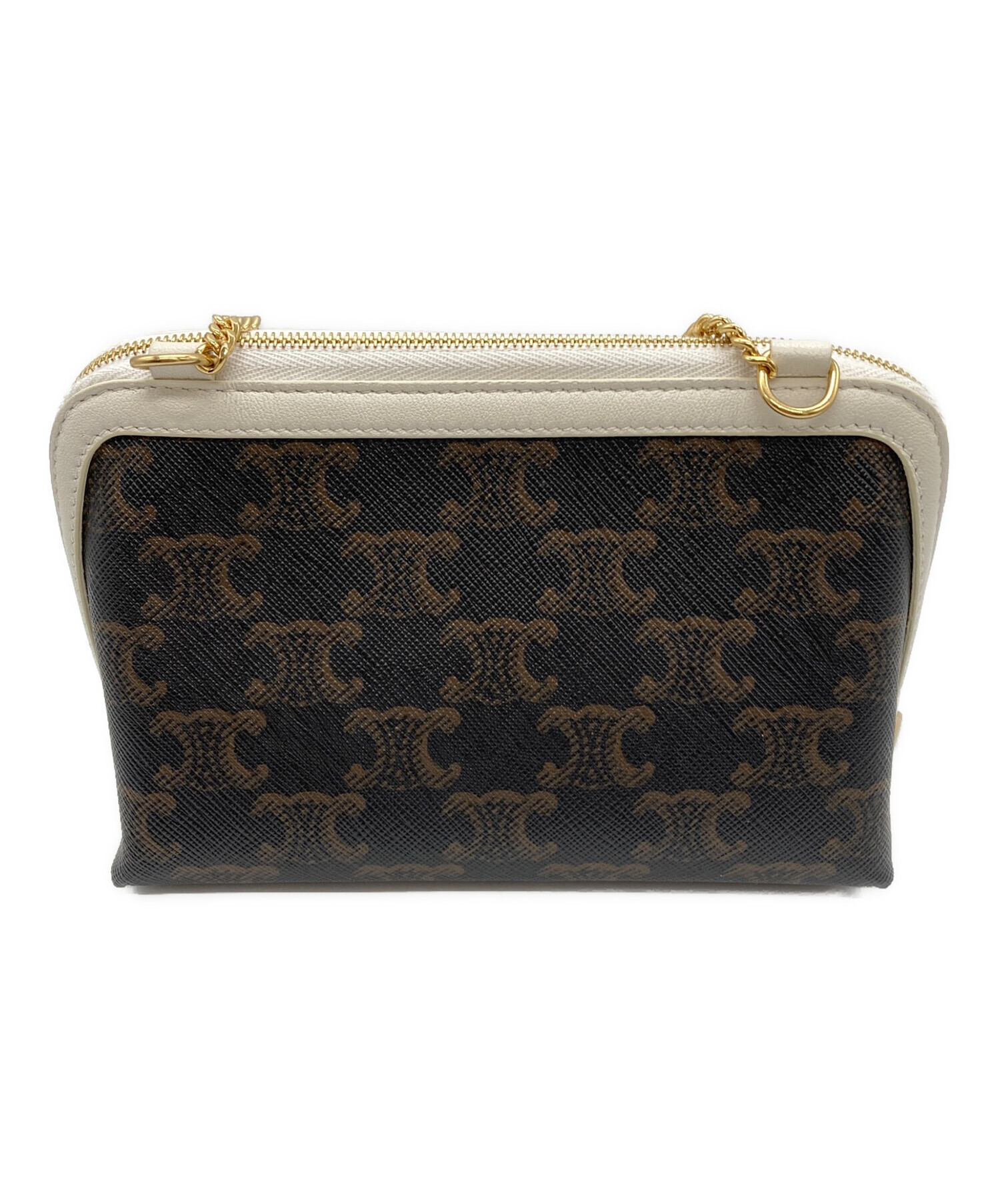 中古・古着通販】CELINE (セリーヌ) チェーンクラッチバッグ U-SD-3260
