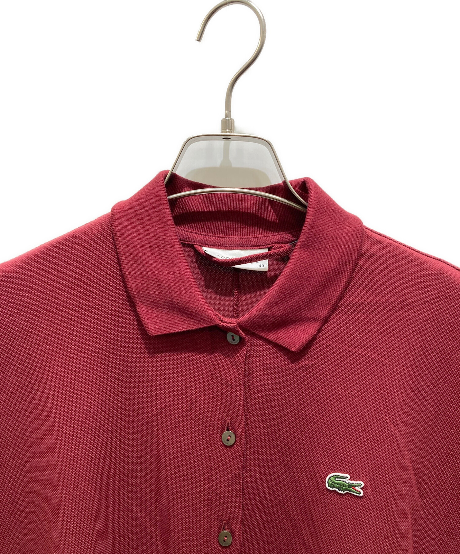 中古・古着通販】LACOSTE (ラコステ) ポロシャツワンピース 中古・古着通販】LACOSTE (ラコステ) ポロシャツワンピース