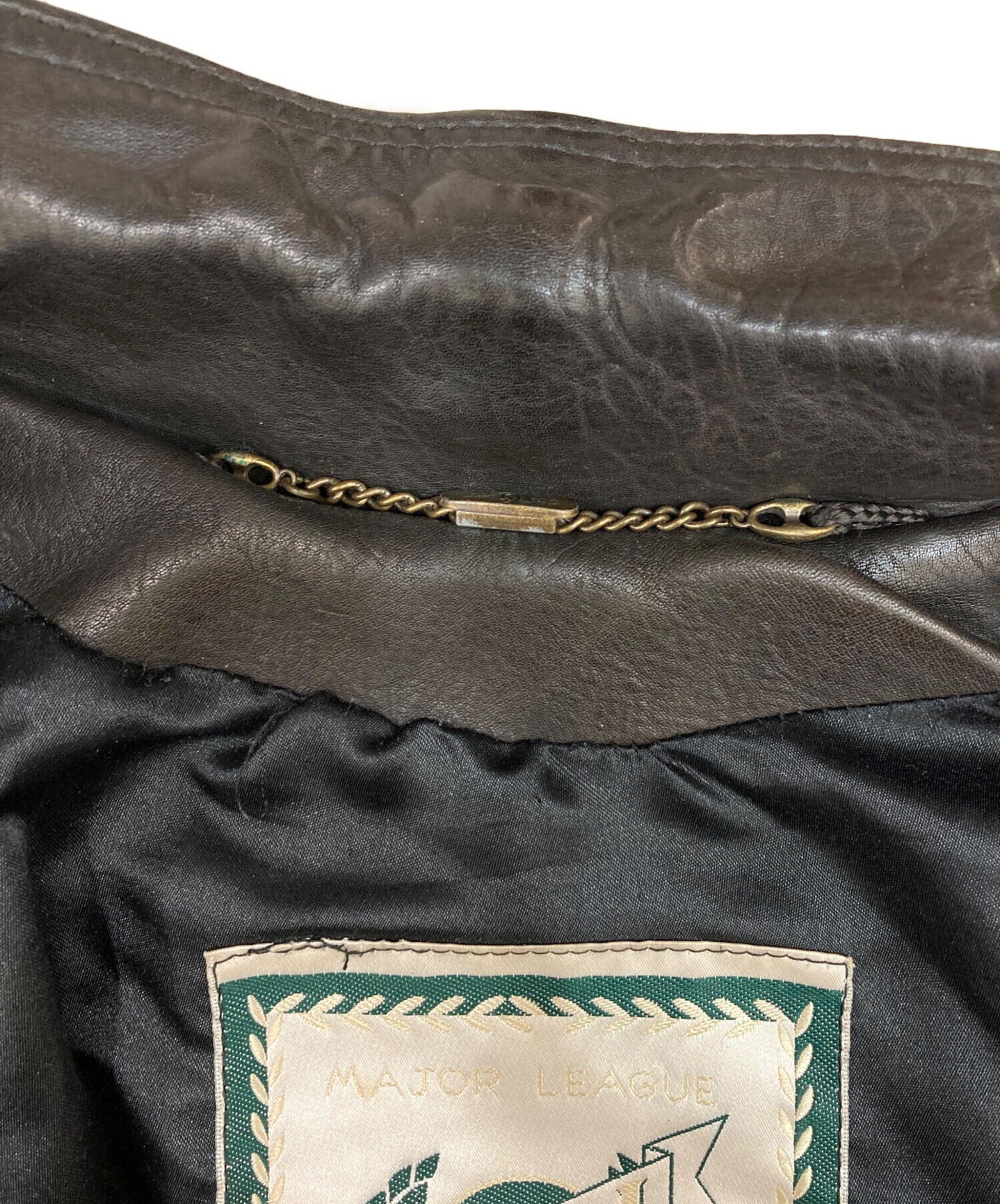 中古・古着通販】AMI LONDON (エーエムアイロンドン) トラッカーレザー