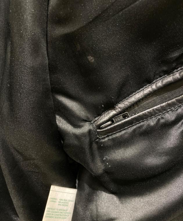 80s A.M.I LONDON UK製 トラッカータイプ レザージャケット お客様専用 希少イングランド製！ 80s UK Vintage 