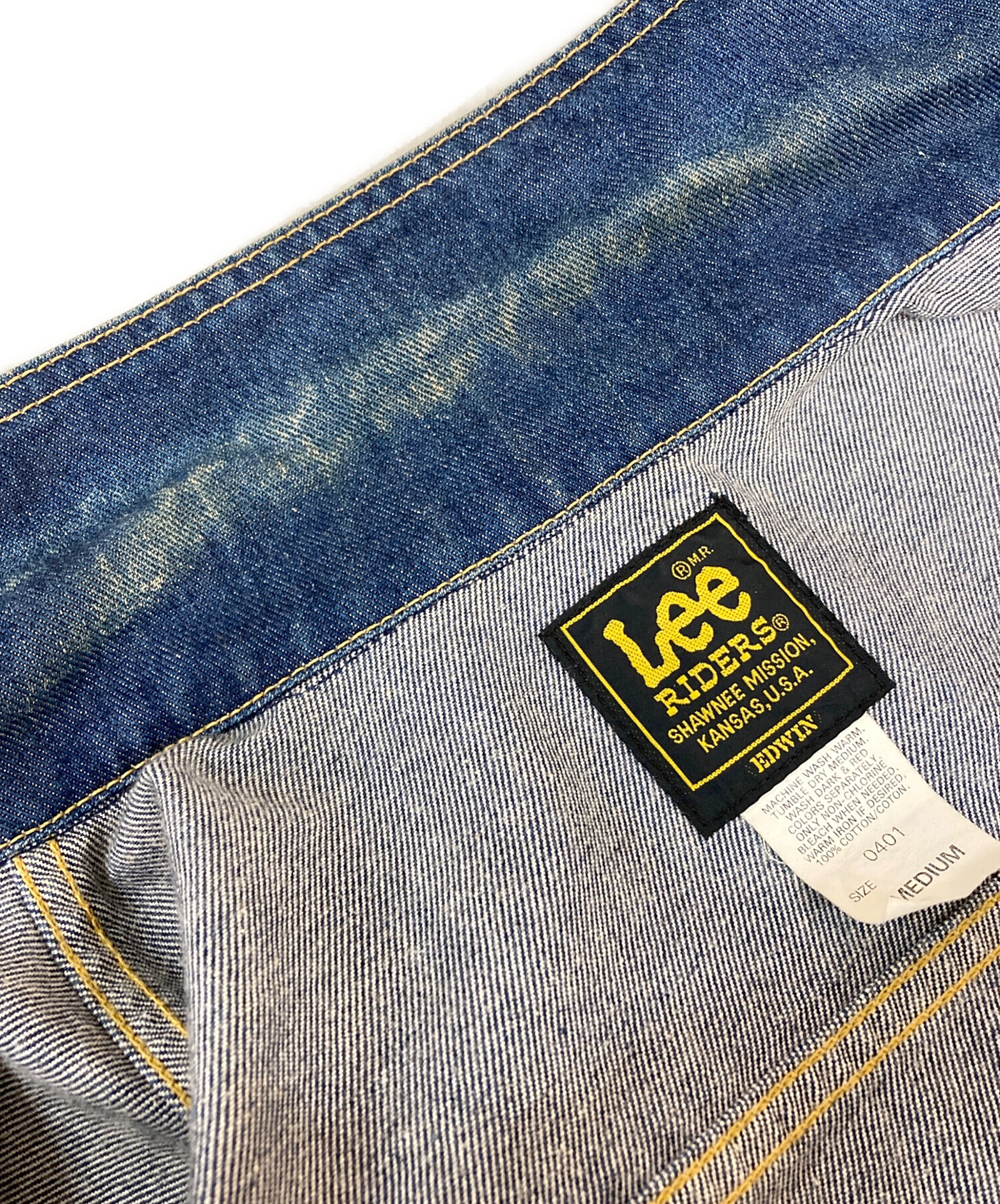 中古・古着通販】LEE (リー) デニムジャケット 0401 インディゴ サイズ