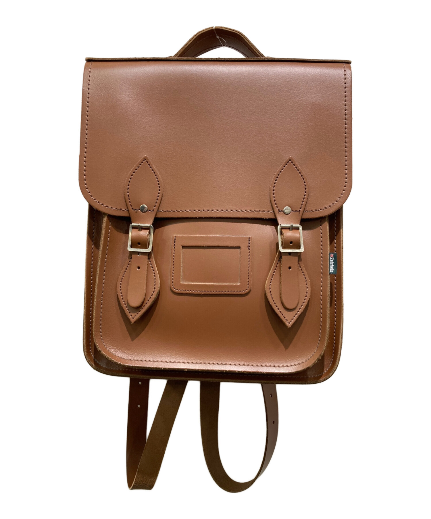 Zatchels ザッチェルズ 2way バックパック リュック レッド系 ワイン