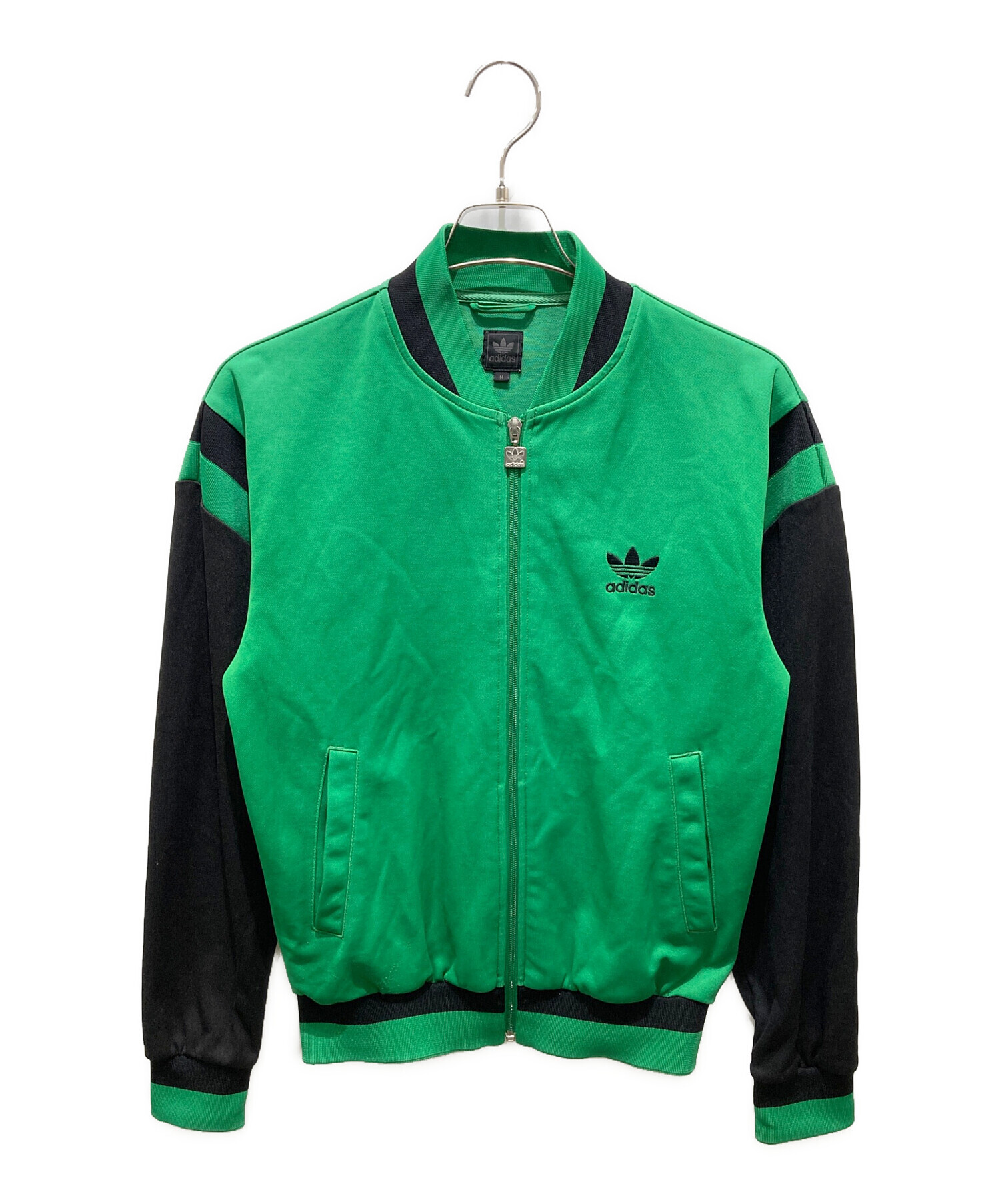 adidas トラックジャケット グリーン 万国旗タグ 90s 00s M 中古・古着通販】adidas (アディダス) トラックジャケット 389226 00S