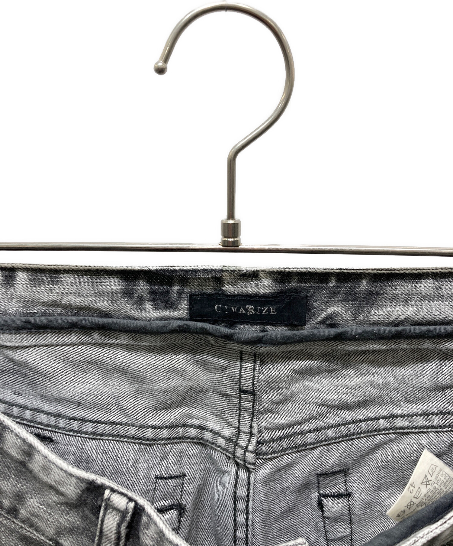 中古・古着通販】CIVARIZE (シヴァーライズ) ブーツカットデニムパンツ