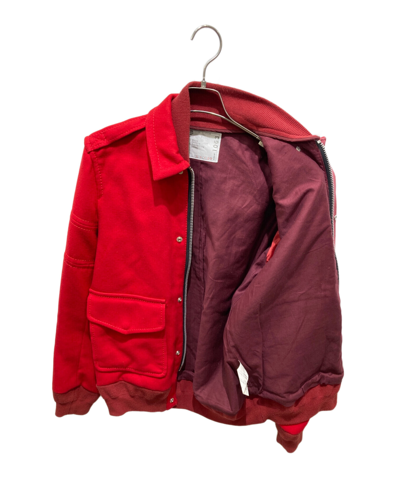 sacai reyn spooner down jacket 赤 size2 sacai - サカイ reyn spooner ダウンジャケット 赤 size2 の通販 by