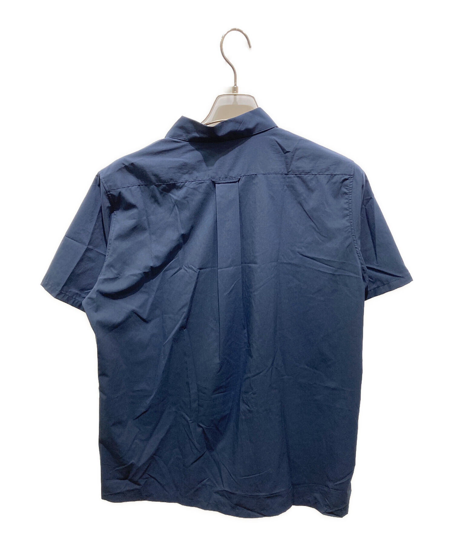 中古・古着通販】山と道 (ヤマトミチ) 半袖シャツ ネイビー サイズ:M 