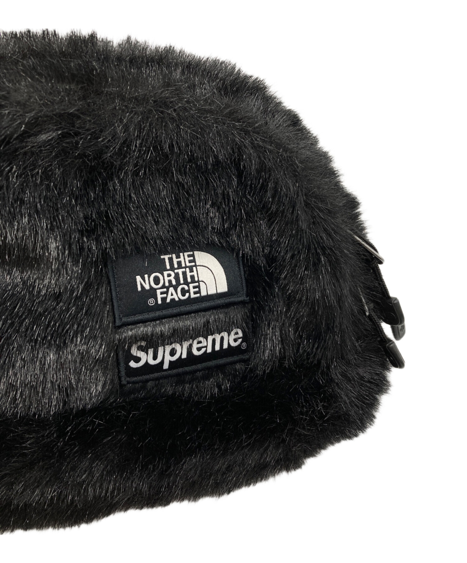 Supreme × THE NORTH FACE Waist Bag【中古】 NEW Supreme North Face Faux Fur Waist Bag Black | eBay